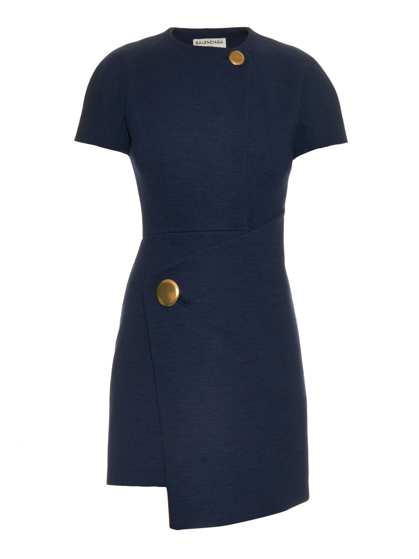 blue balenciaga dress