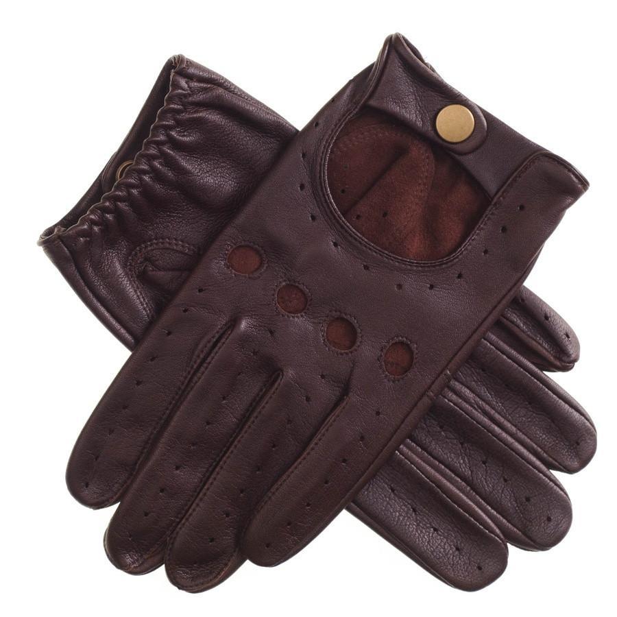Lyst - Black.co.uk Men's Cognac Leather Driving Gloves for Men