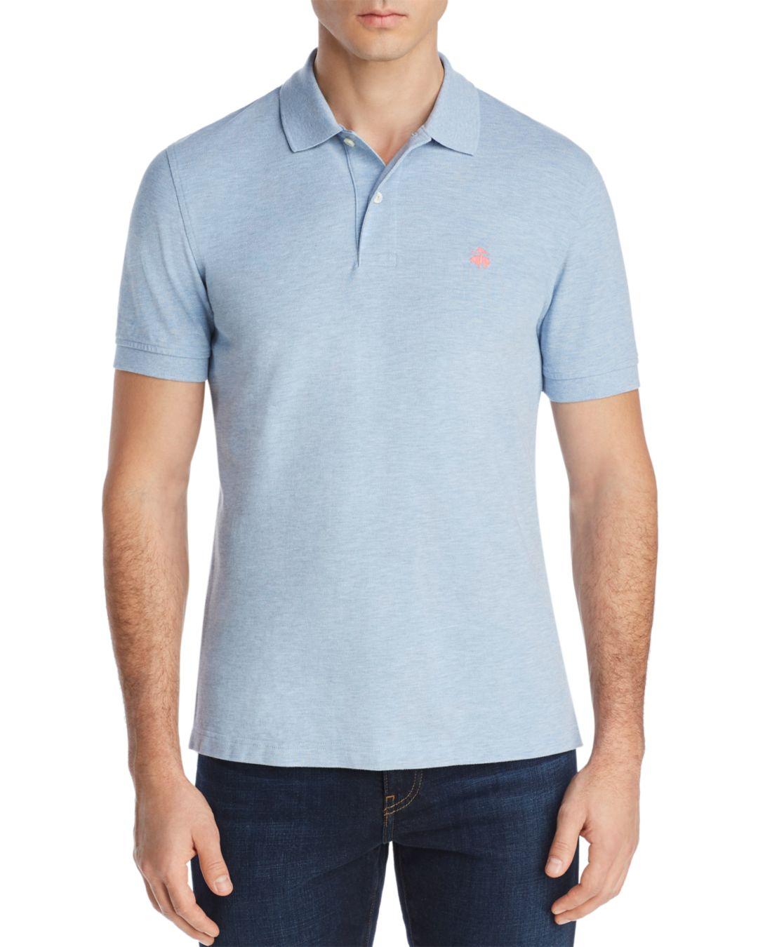 Lyst - Brooks Brothers Performance Slim Fit Piqué Polo Shirt in Blue ...