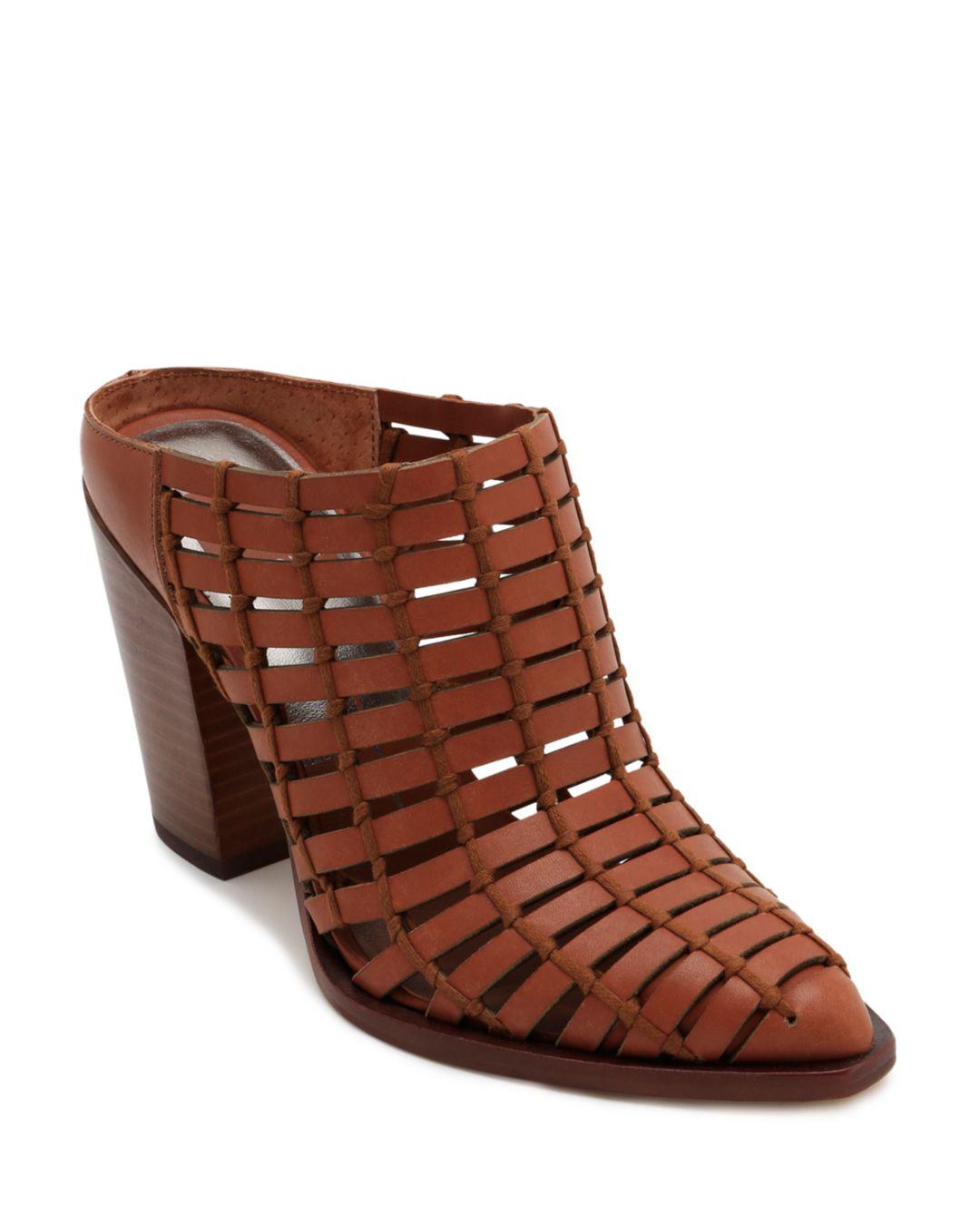 dolce vita leather mules