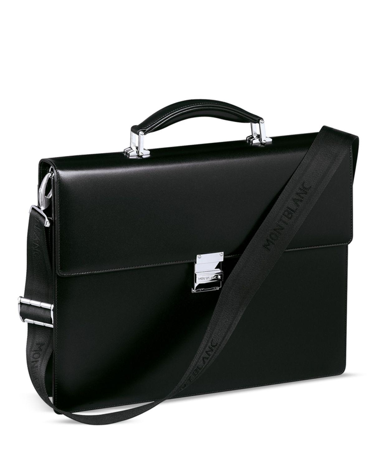 mont blanc mens briefcase