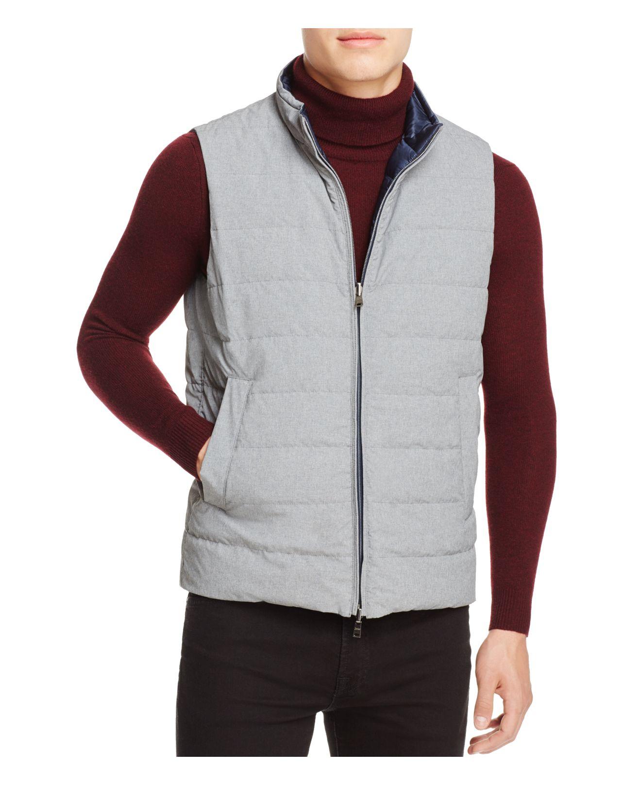 Lyst - Herno Reversible Down Vest for Men