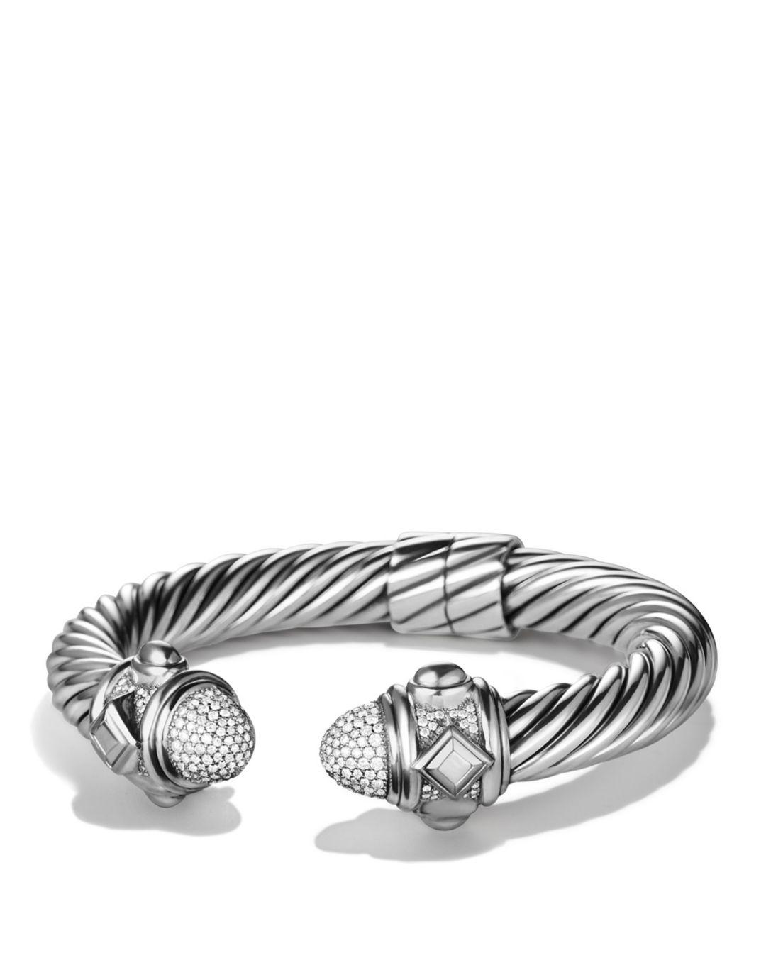 David Yurman Renaissance Bracelet With Diamonds in Metallic Lyst