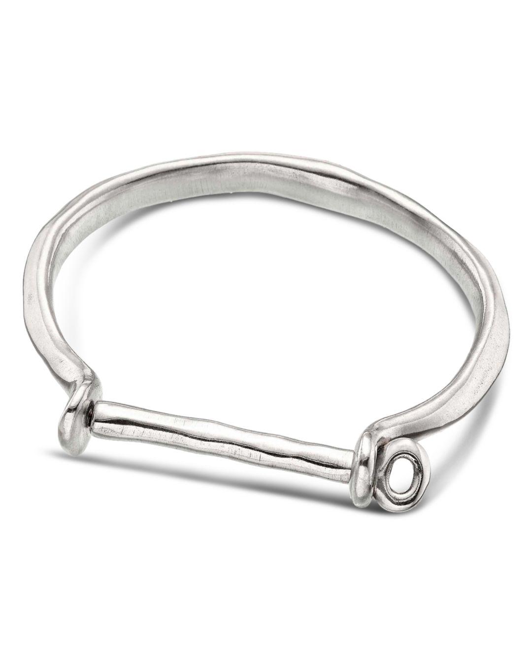 Uno De 50 Shackled Bracelet in Silver (Metallic) - Lyst