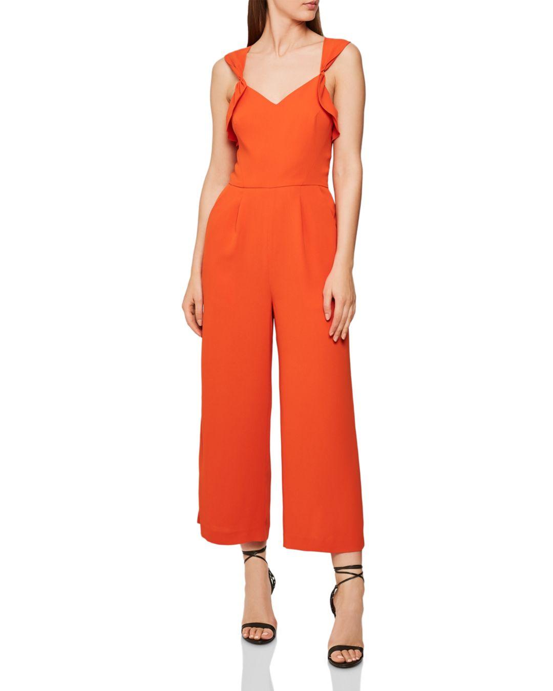 reiss orange jumpsuit