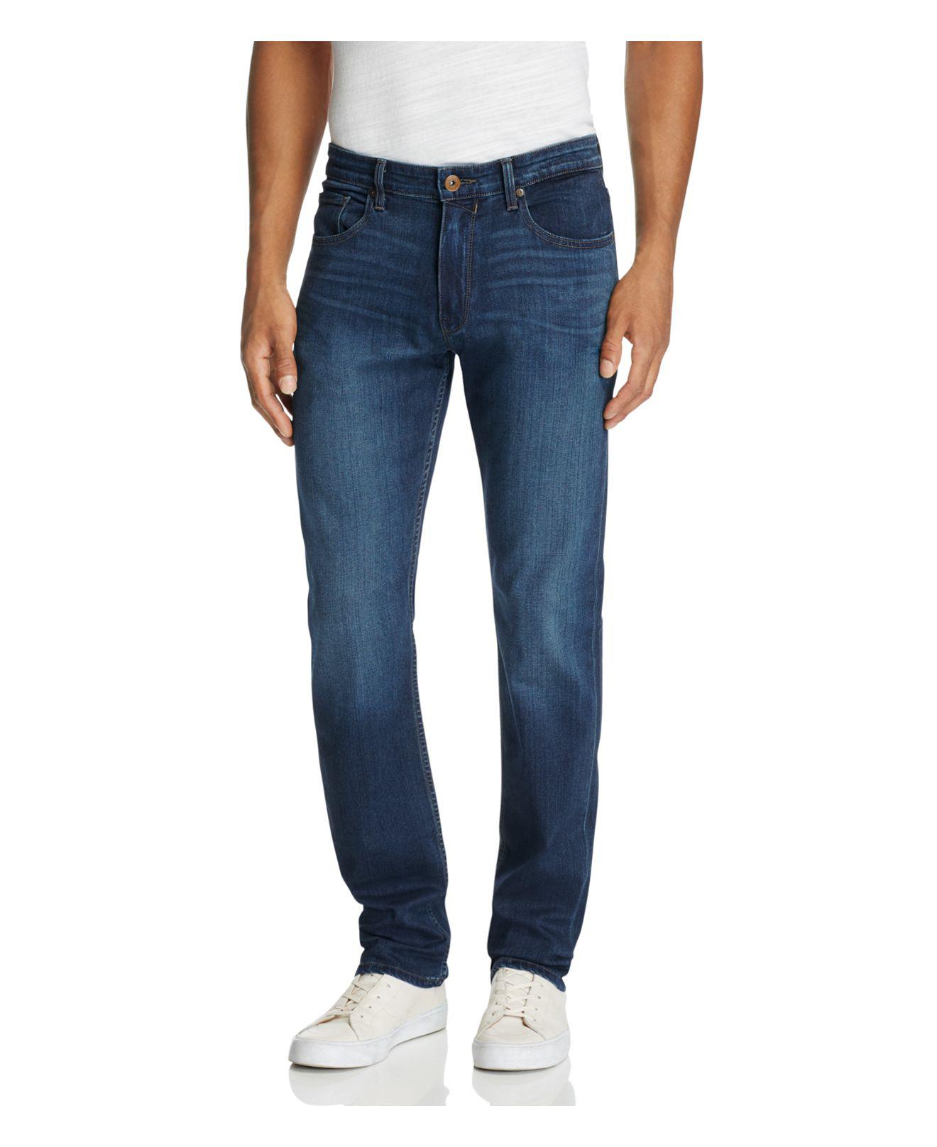 Lyst - Paige Transcend Federal Slim Fit Jeans In Blakely in Blue for Men