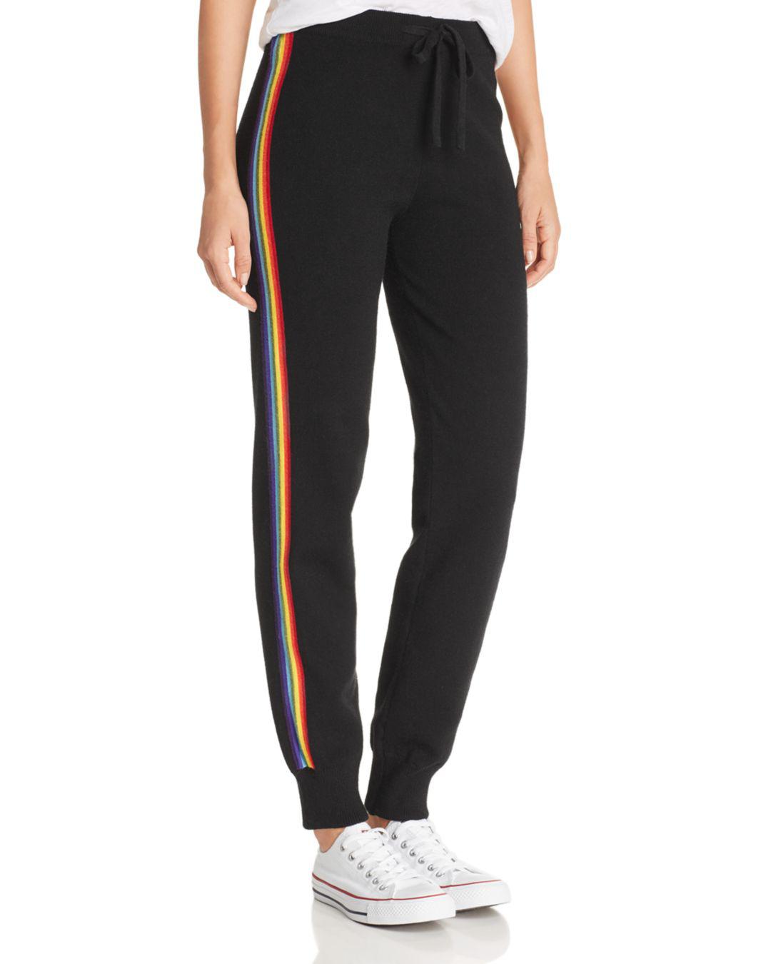 rainbow stripe jogger