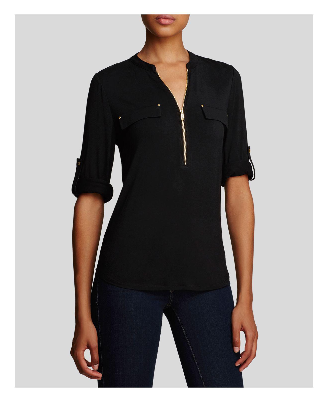 calvin klein black blouse