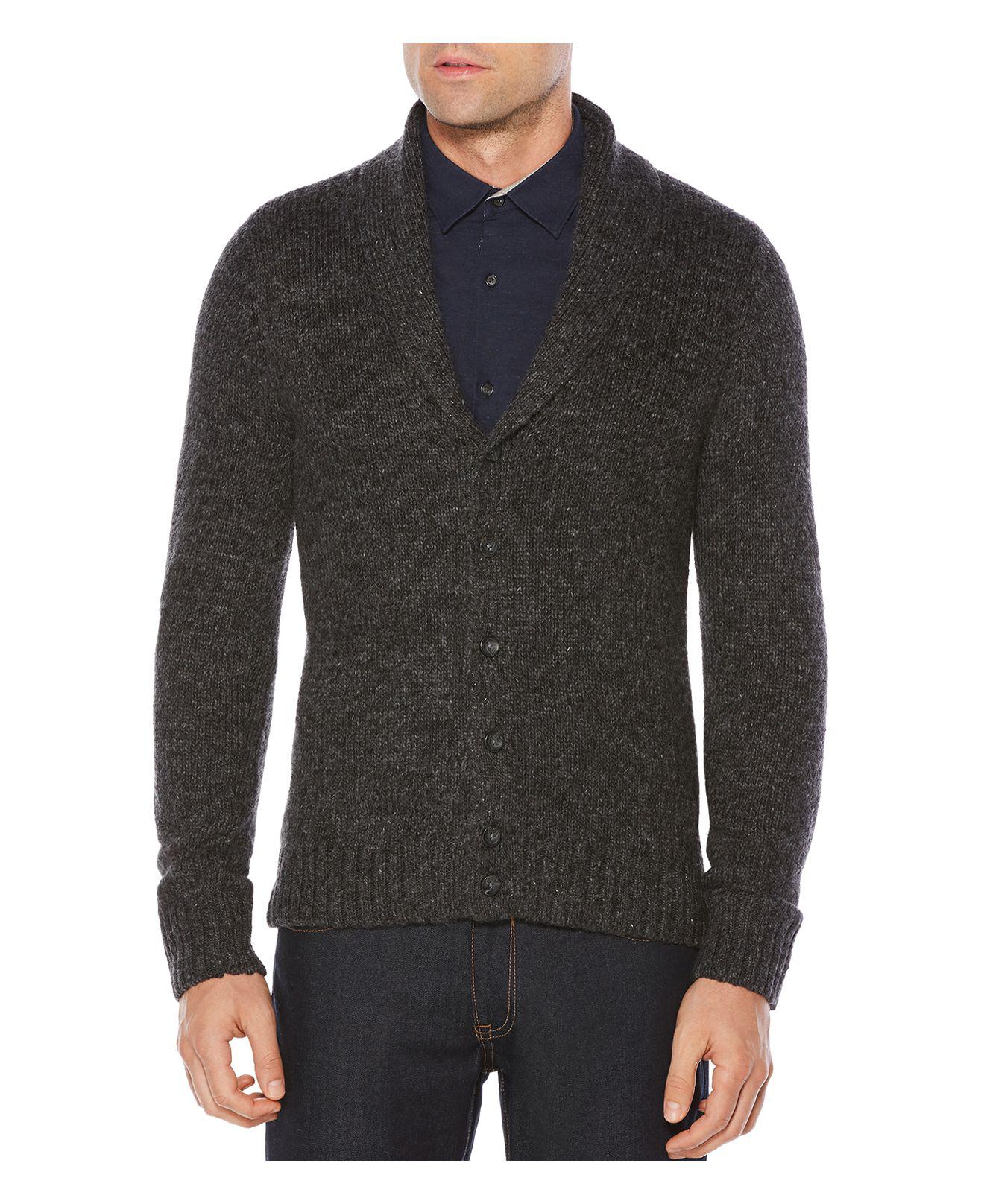 Lyst - Original Penguin Donegal Cardigan Sweater in Gray for Men