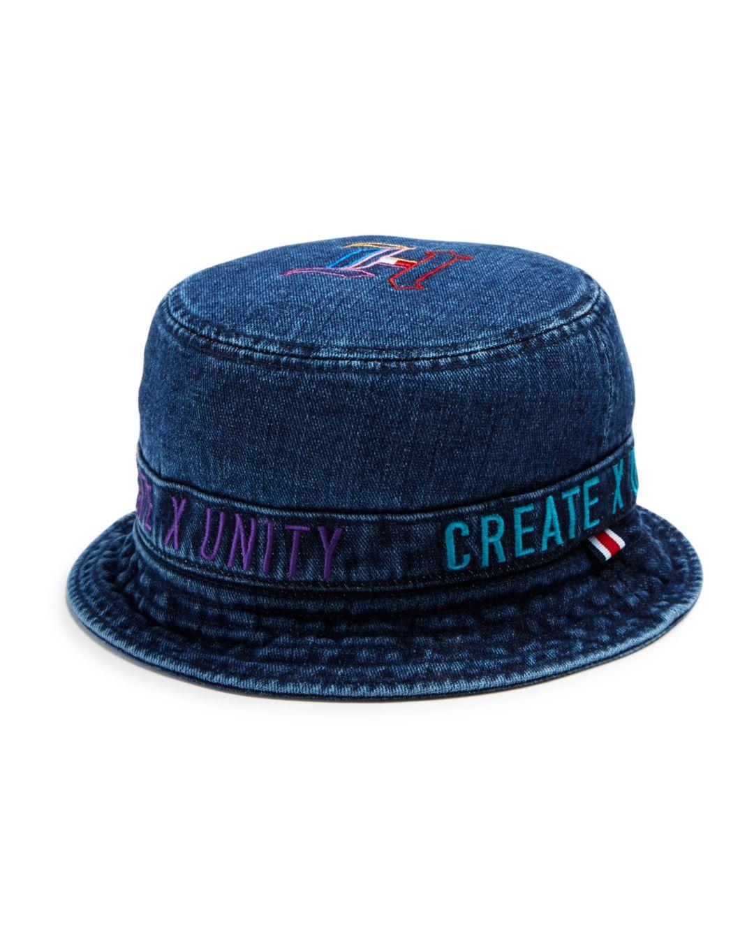 denim tommy hilfiger bucket hat