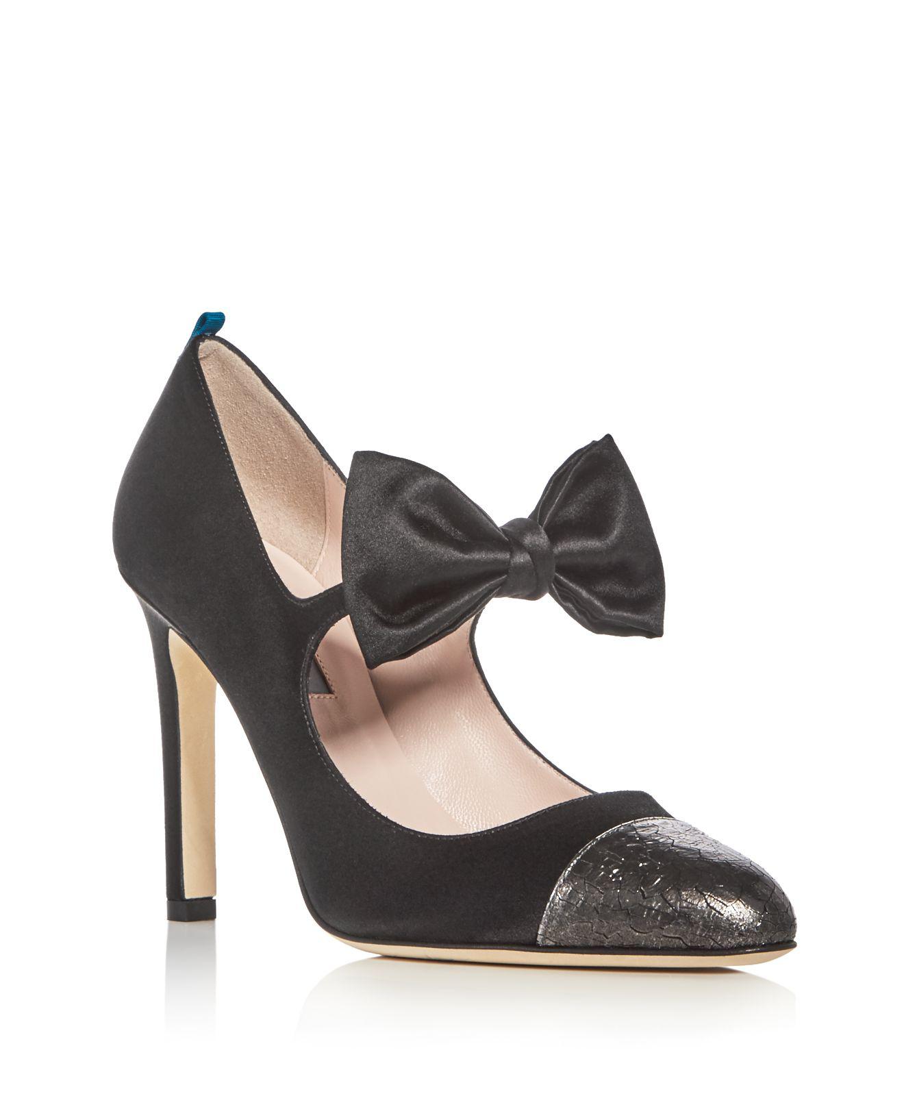 women's cap toe pumps