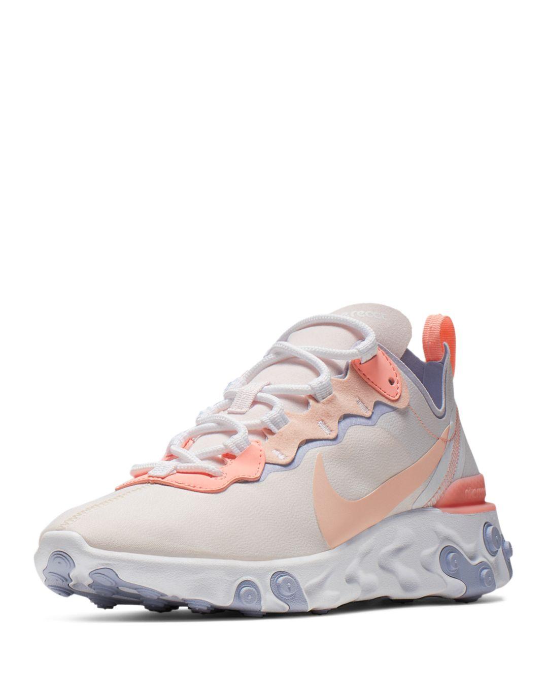 nike react element 55 women's pink