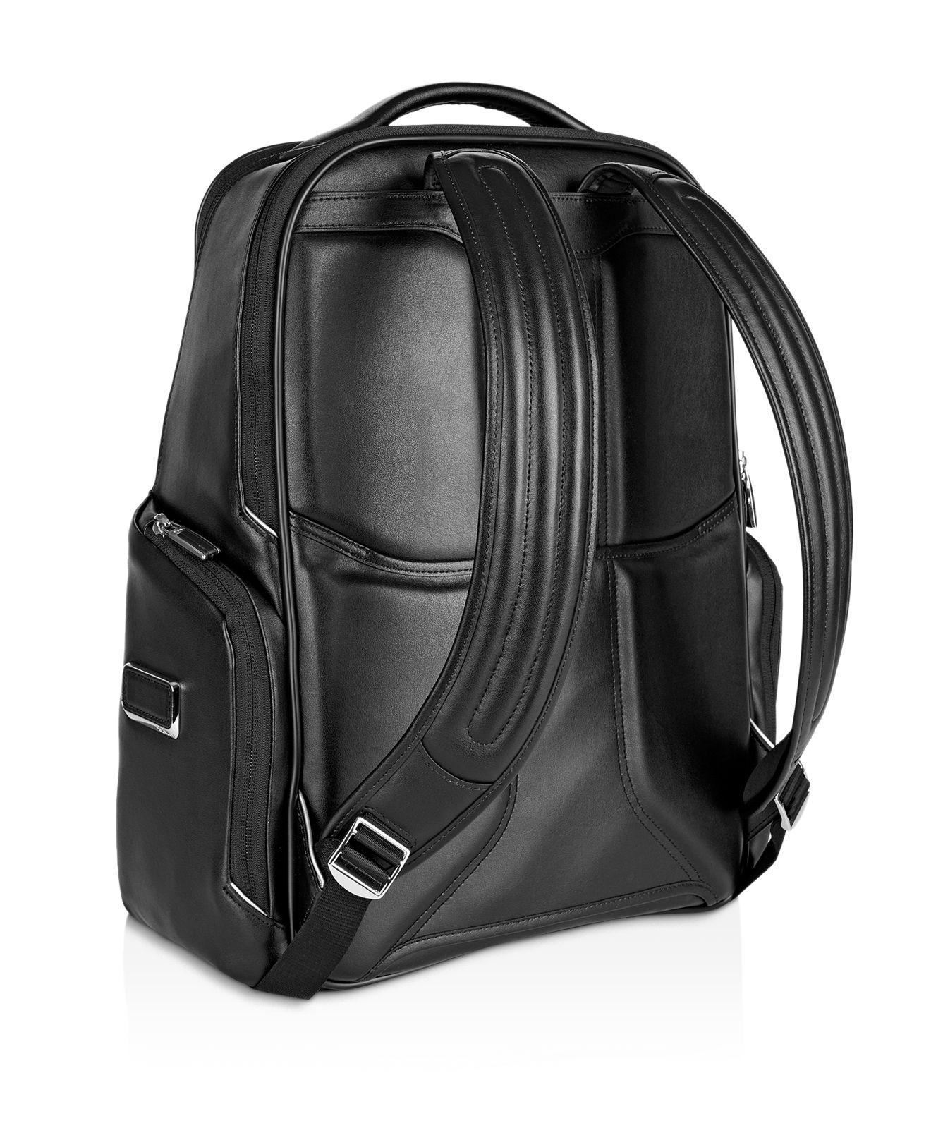 Lyst - Tumi Arrivé Bradley Leather Backpack in Black for Men