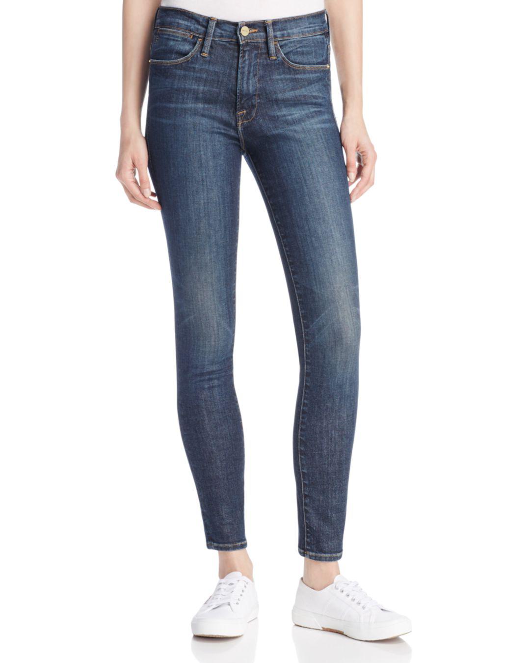 frame denim le high skinny