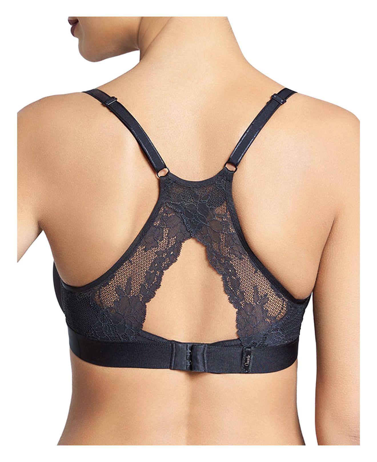 Lyst Chantelle Everyday Lace Racerback Bra in Black
