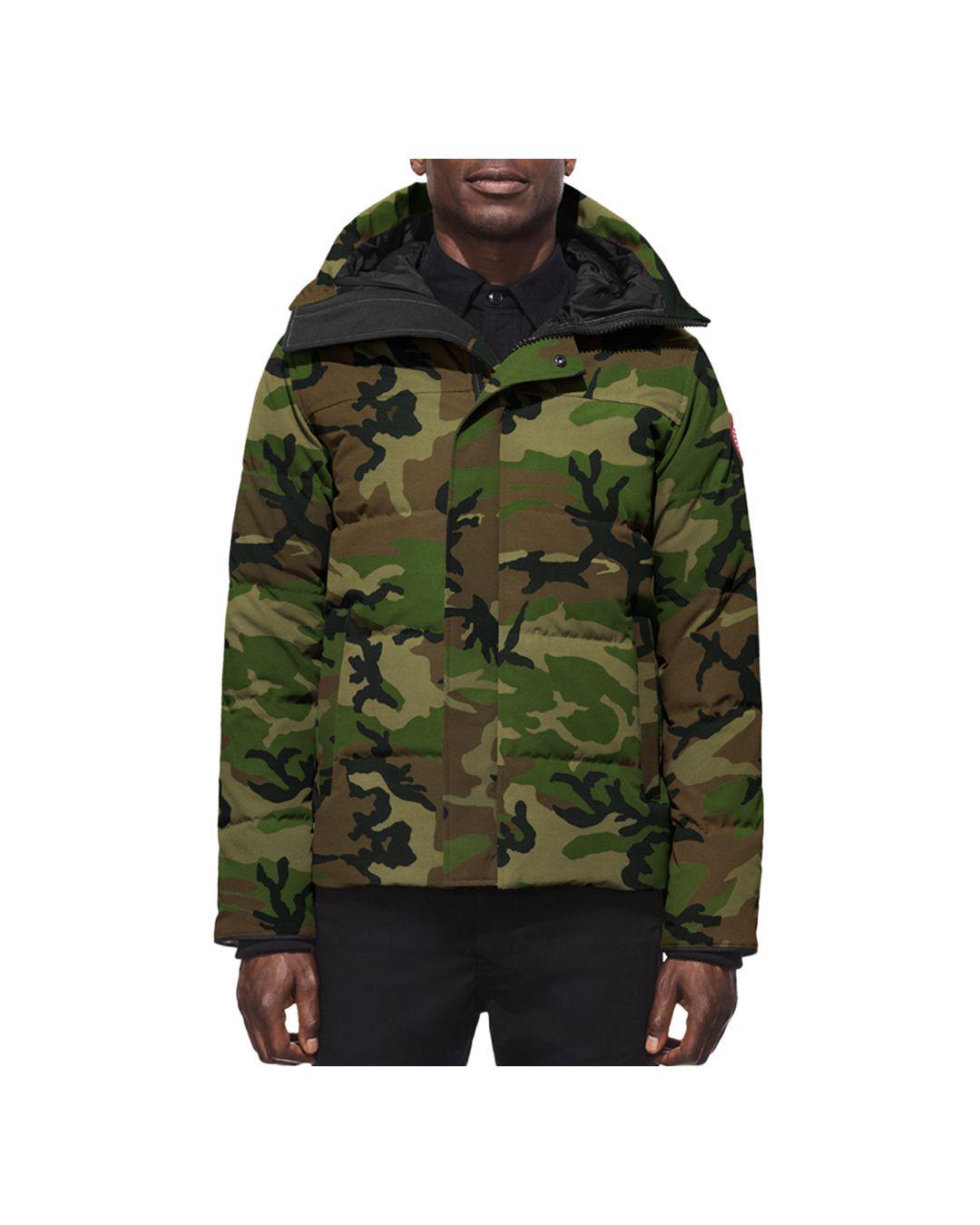 Canada Goose Macmillan Camouflage-Print Parka Jacket in Green for Men ...