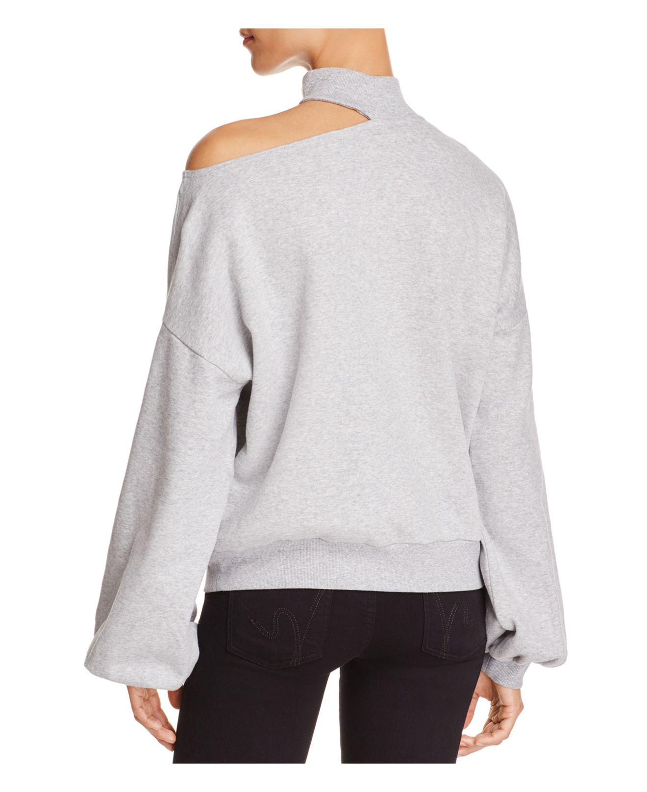 Vince Camuto Single Cold-shoulder Balloon Sleeve ...