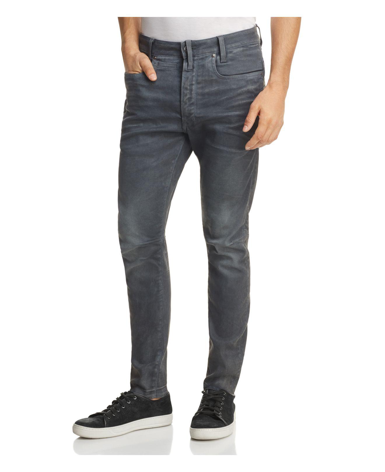 Lyst - G-Star Raw D-staq 3d Super Slim Jeans In Dark Aged Cobbler Blue ...