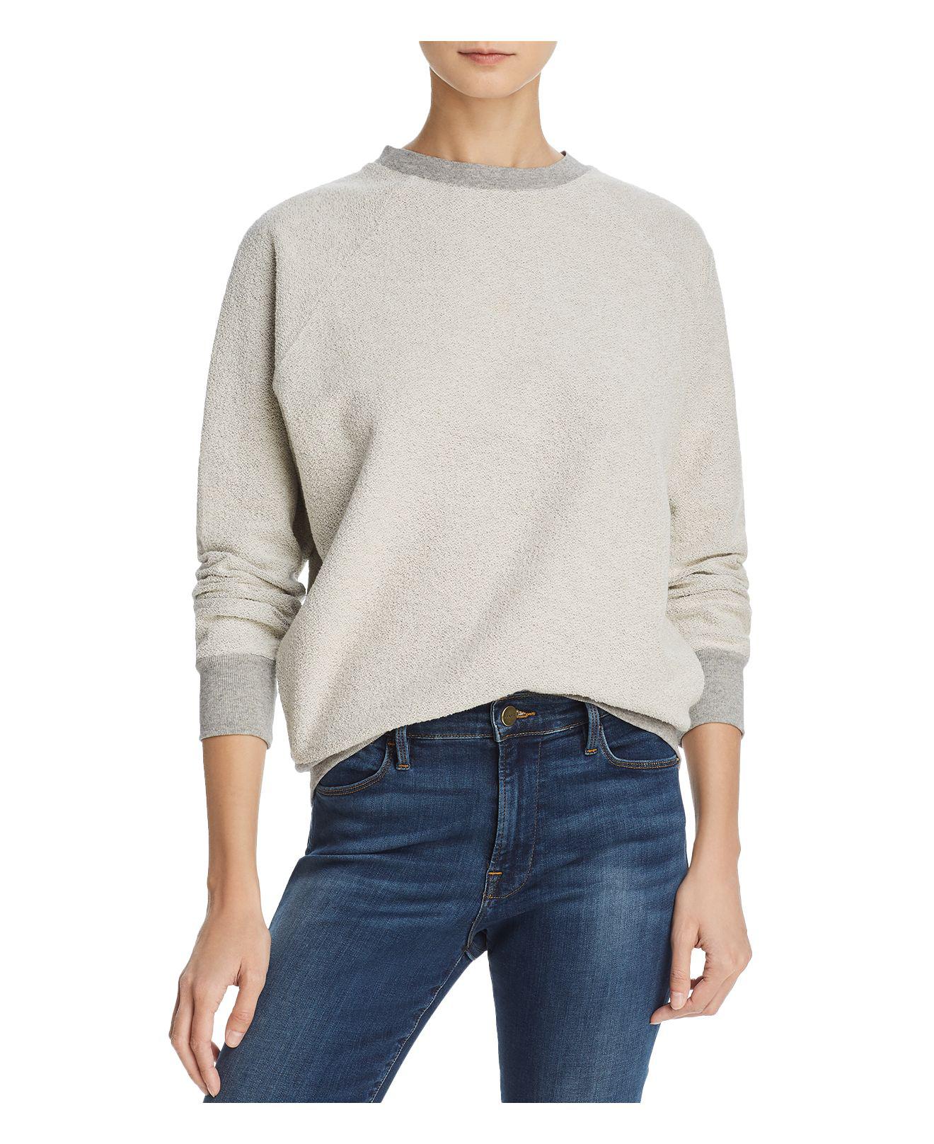 Lyst - Frame Inside-out Raglan Sweatshirt in Gray - Save 22%