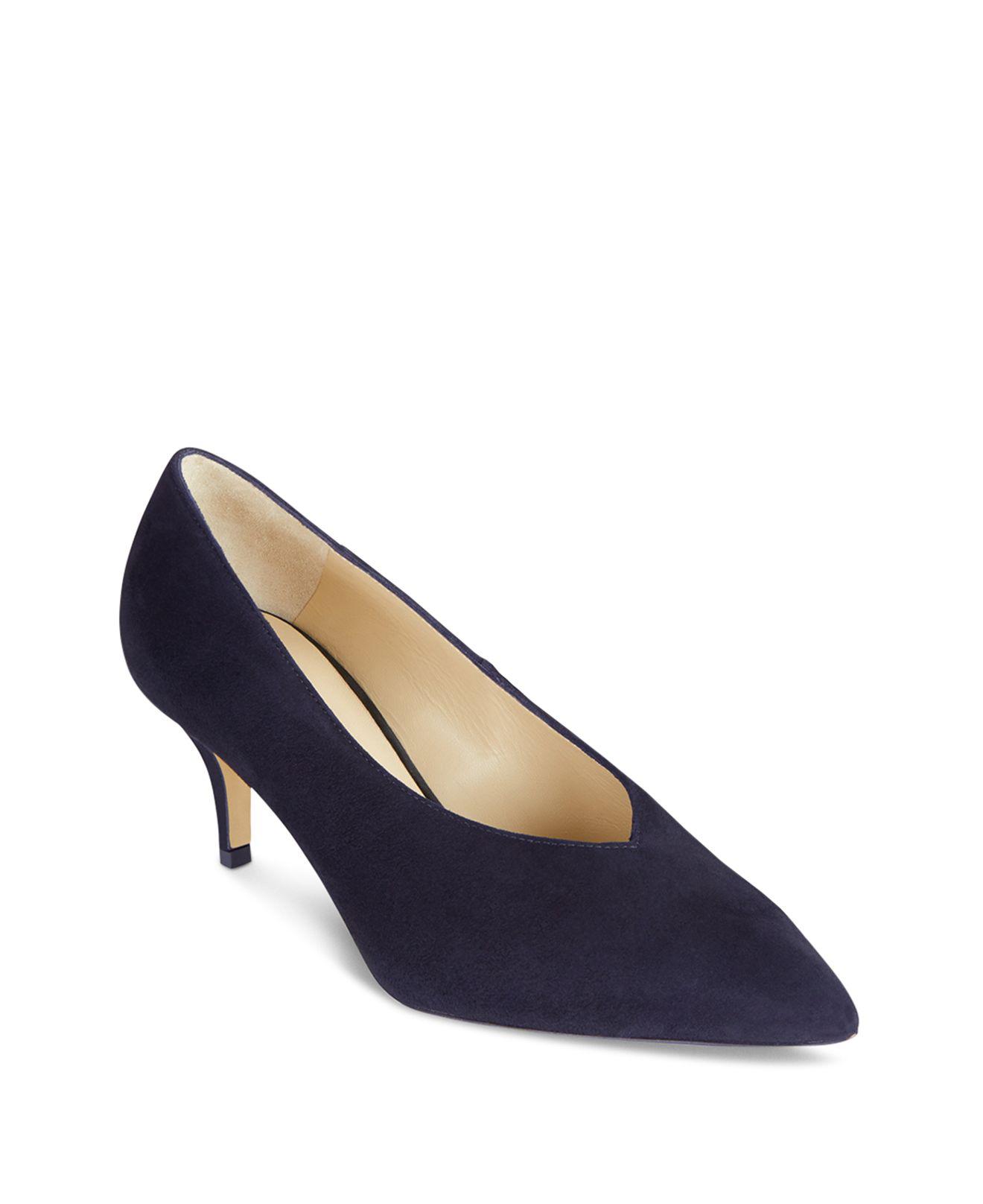 Lyst - Hobbs Women's Penelope Suede Pointed Toe Court Pumps in Blue