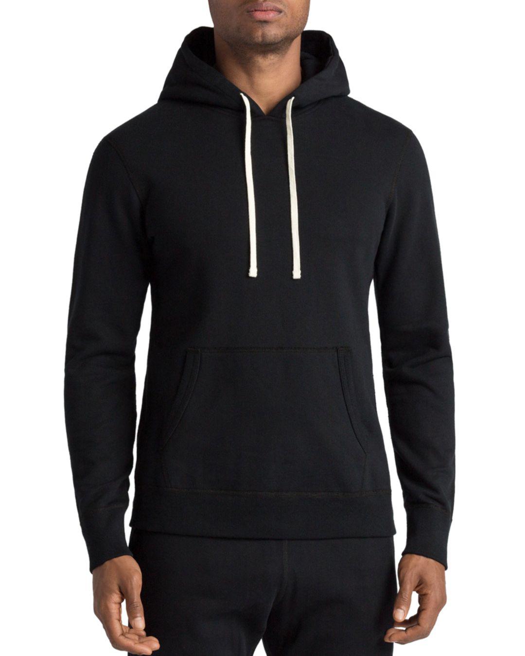 Lyst - Reigning Champ Hooded Sweatshirt in Black for Men