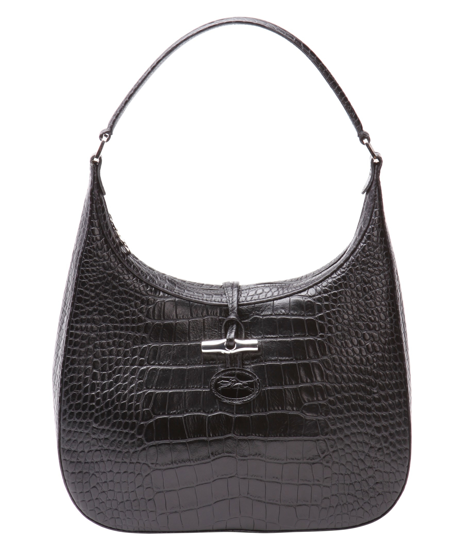 Longchamp Legende Verni Patent Leather Crossbody Bag in Black Lyst