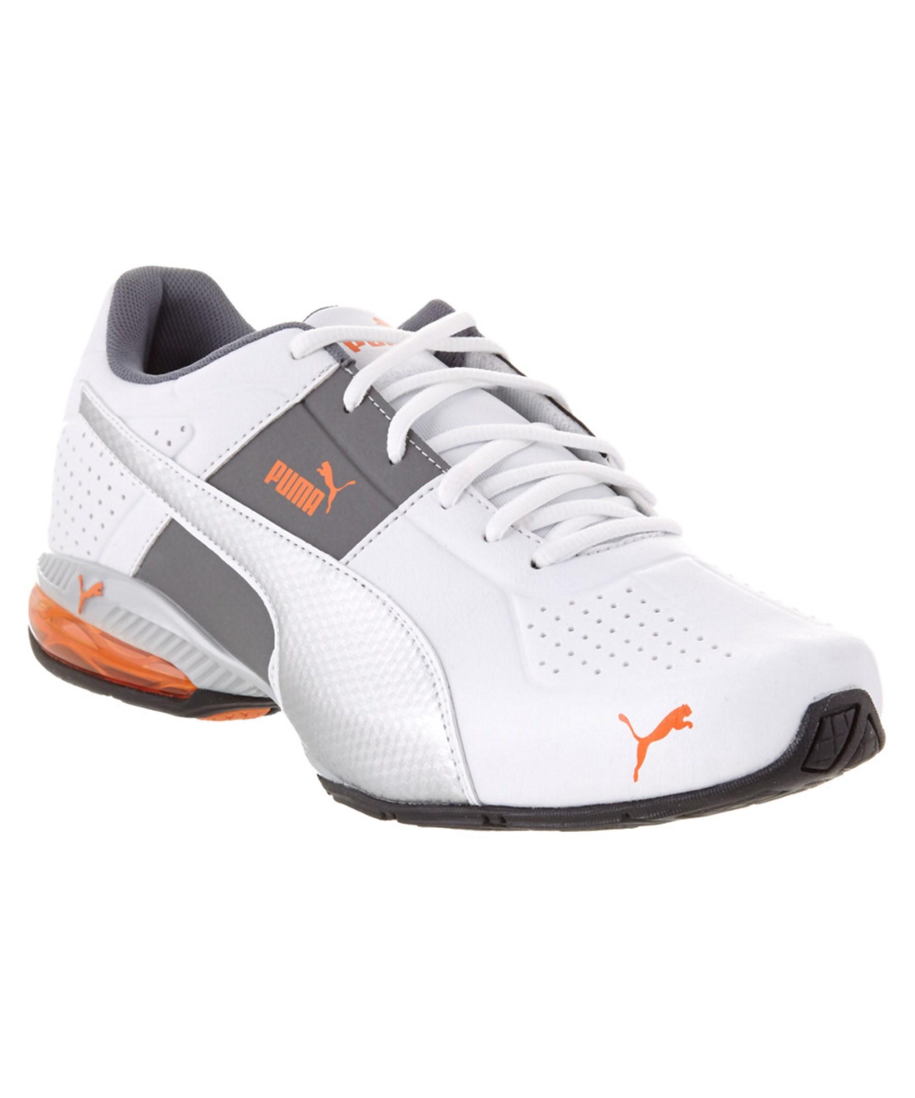 s cell surin 2 fm leather running shoe in white for lyst s cell surin 2 fm leather running shoe in white for lyst