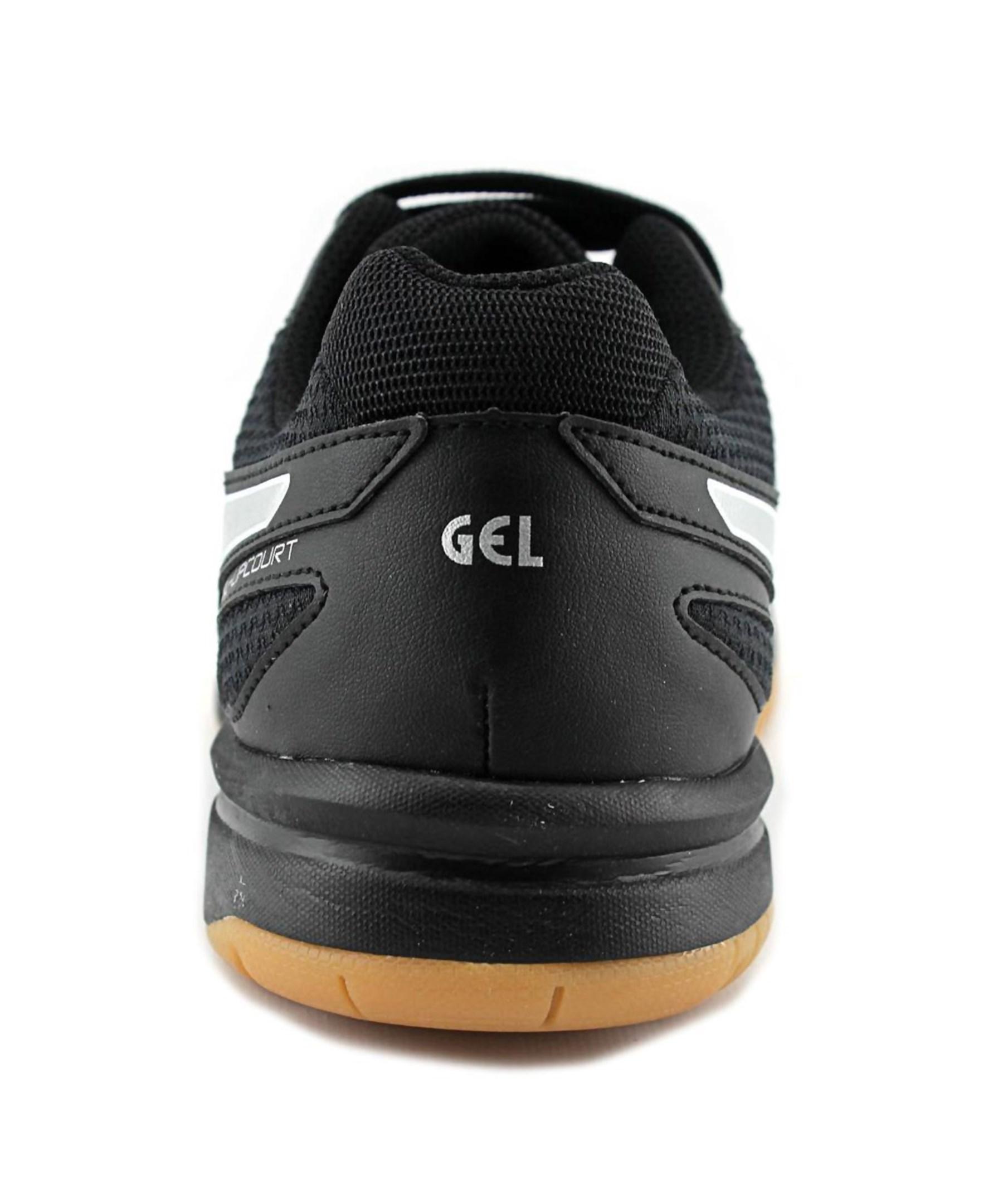 Lyst Asics Gelupcourt Round Toe Leather Tennis Shoe in Black for Men