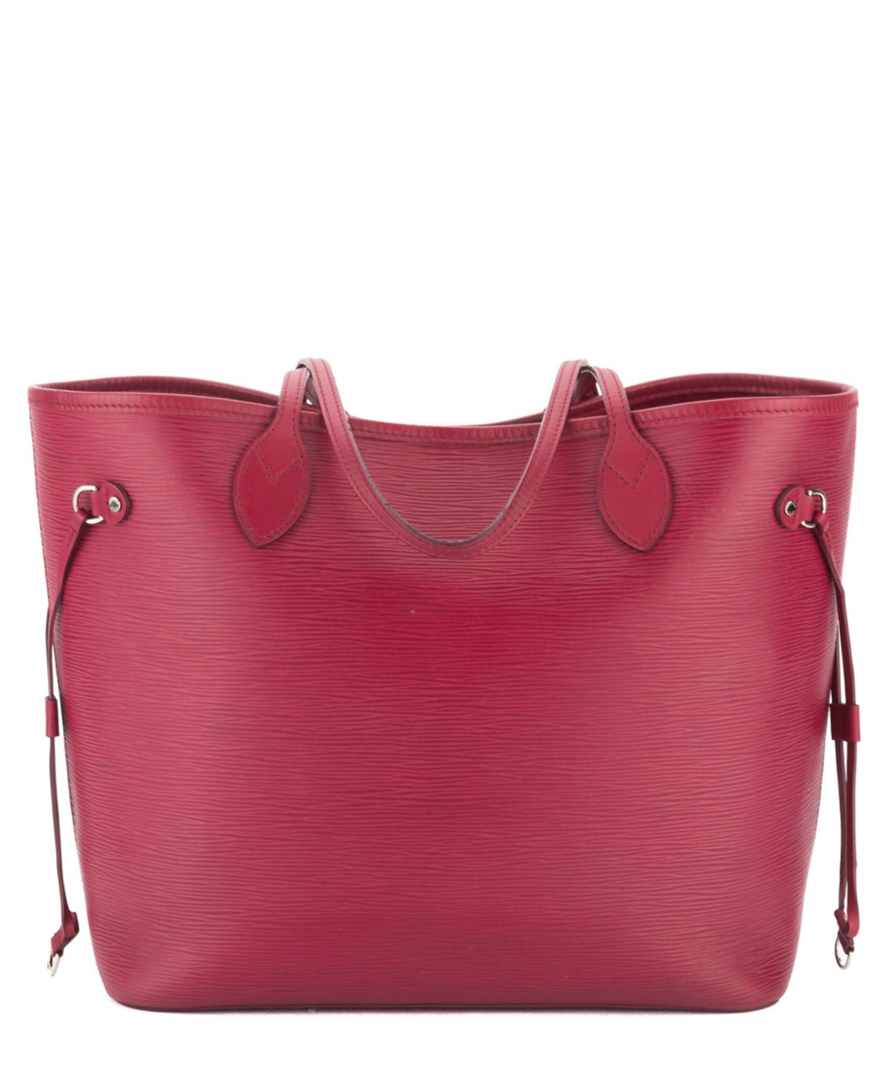 Louis vuitton Hot Pink Epi Leather Neverfull Mm in Red | Lyst