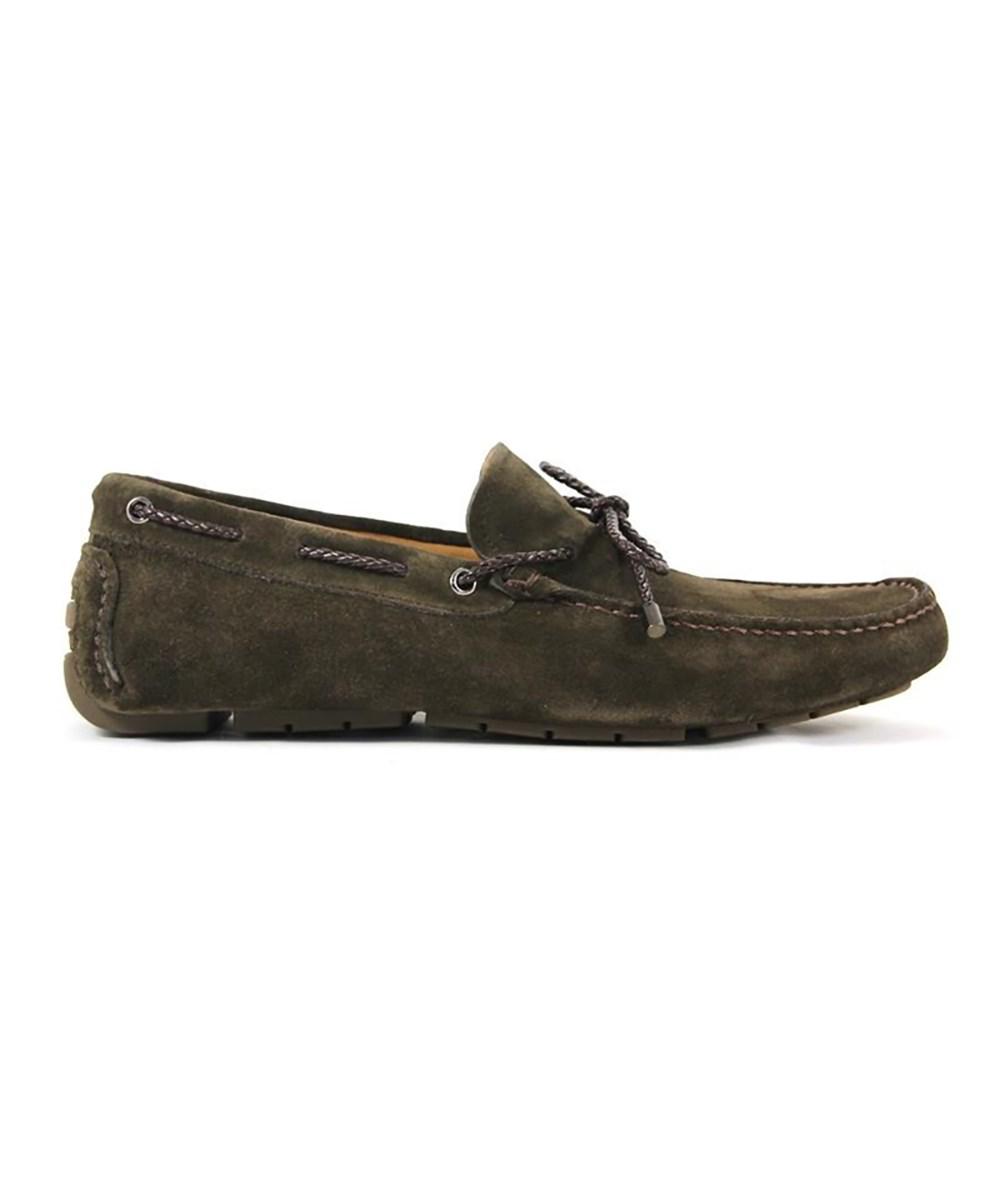 Men's 99902 Green Suede Loafers Men's 99902 Green Suede Loafers