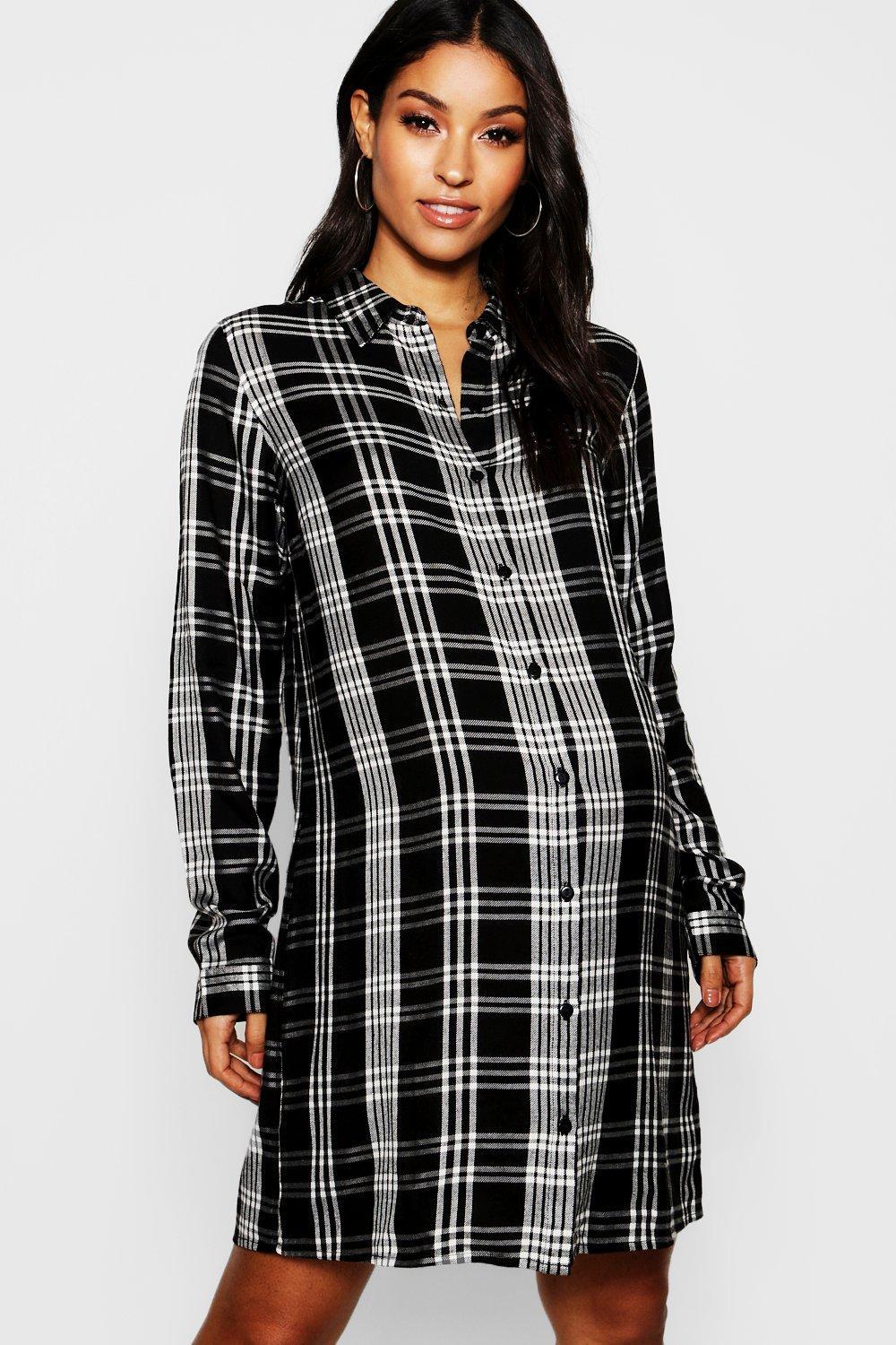 Download Black Shirt Dress Boohoo Pictures