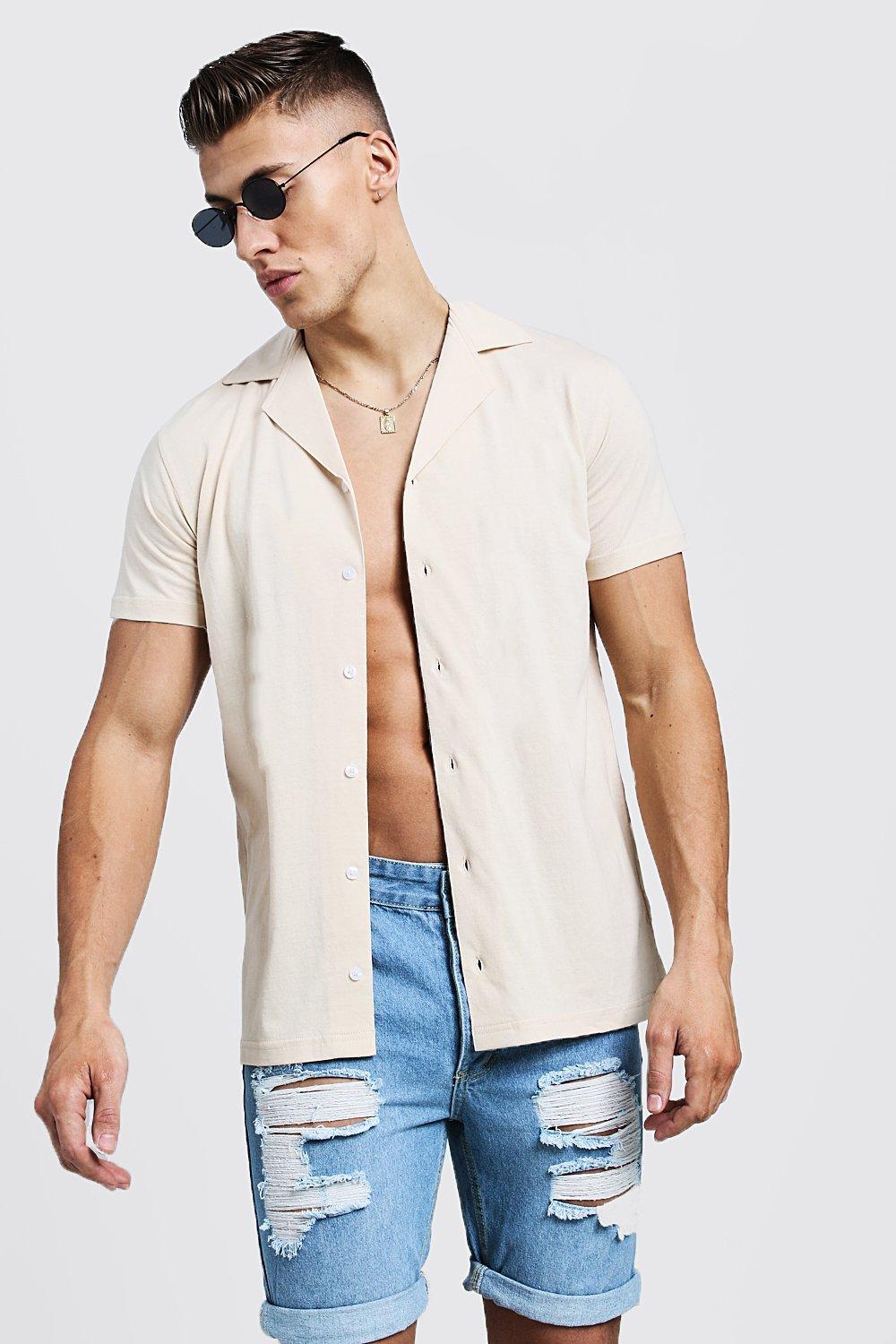 boohoo short sleeve shirts
