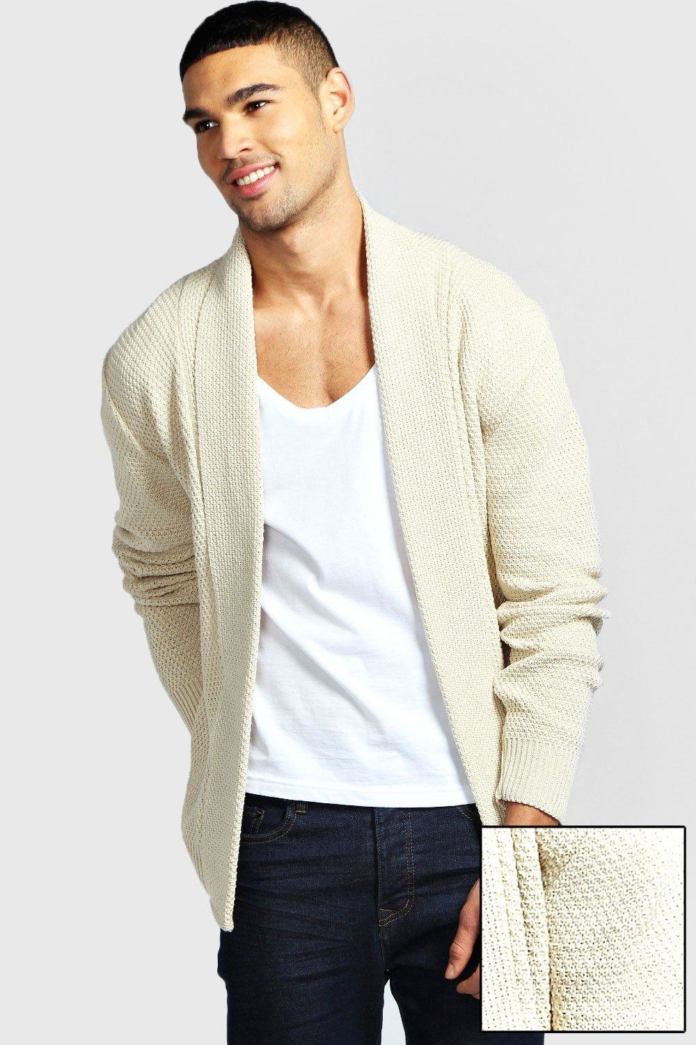 men graphic cardigan