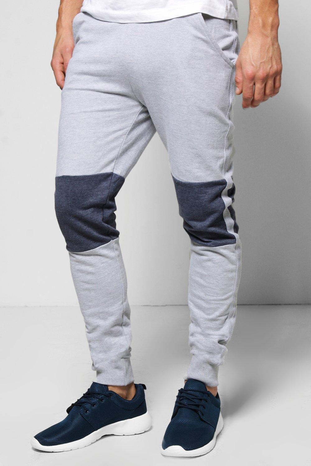 grey marl skinny joggers