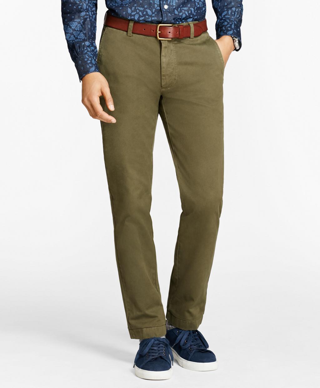 brooks brothers flannel lined chinos