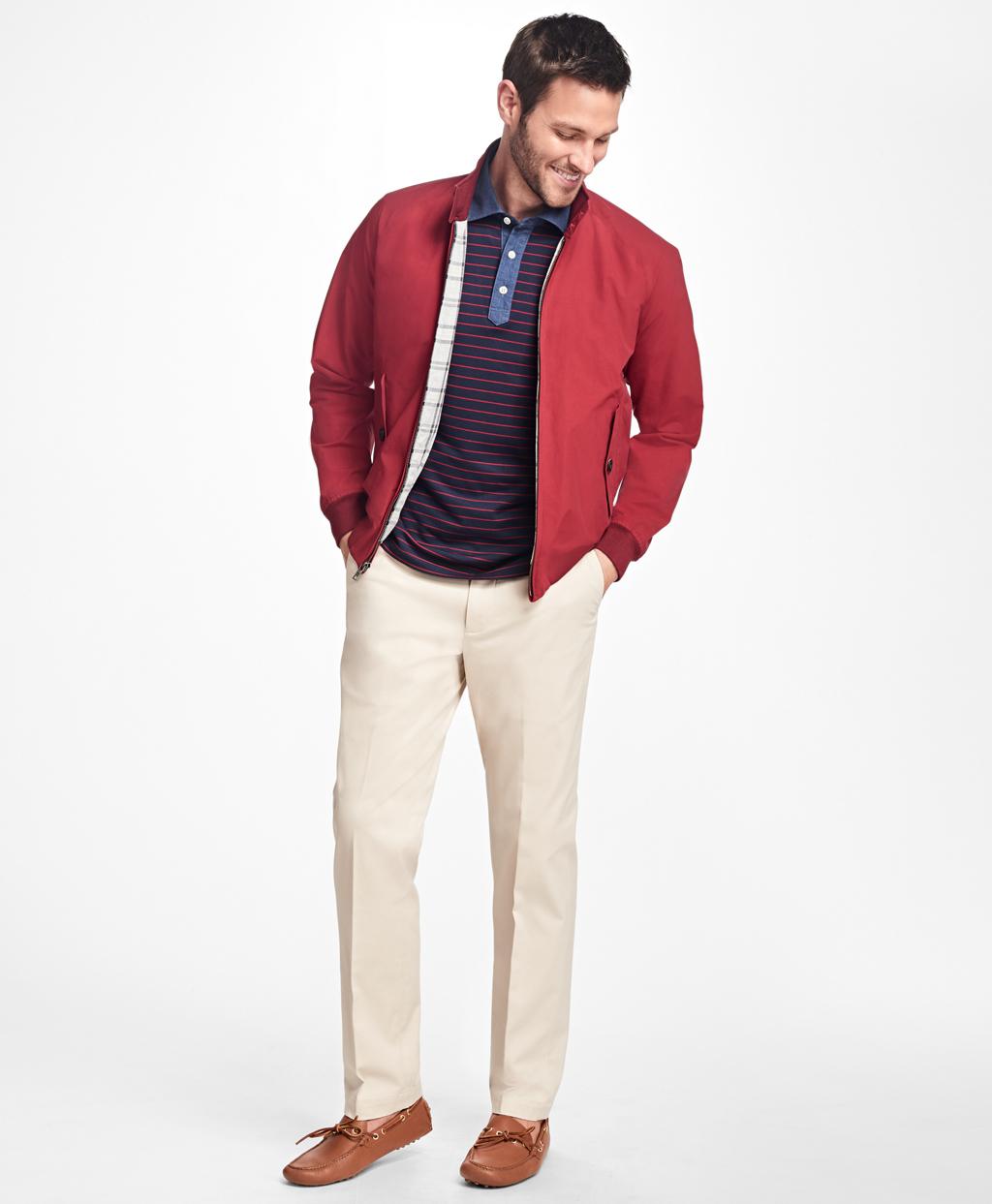 Lyst - Brooks Brothers Vintage Bomber Jacket In Red For Men