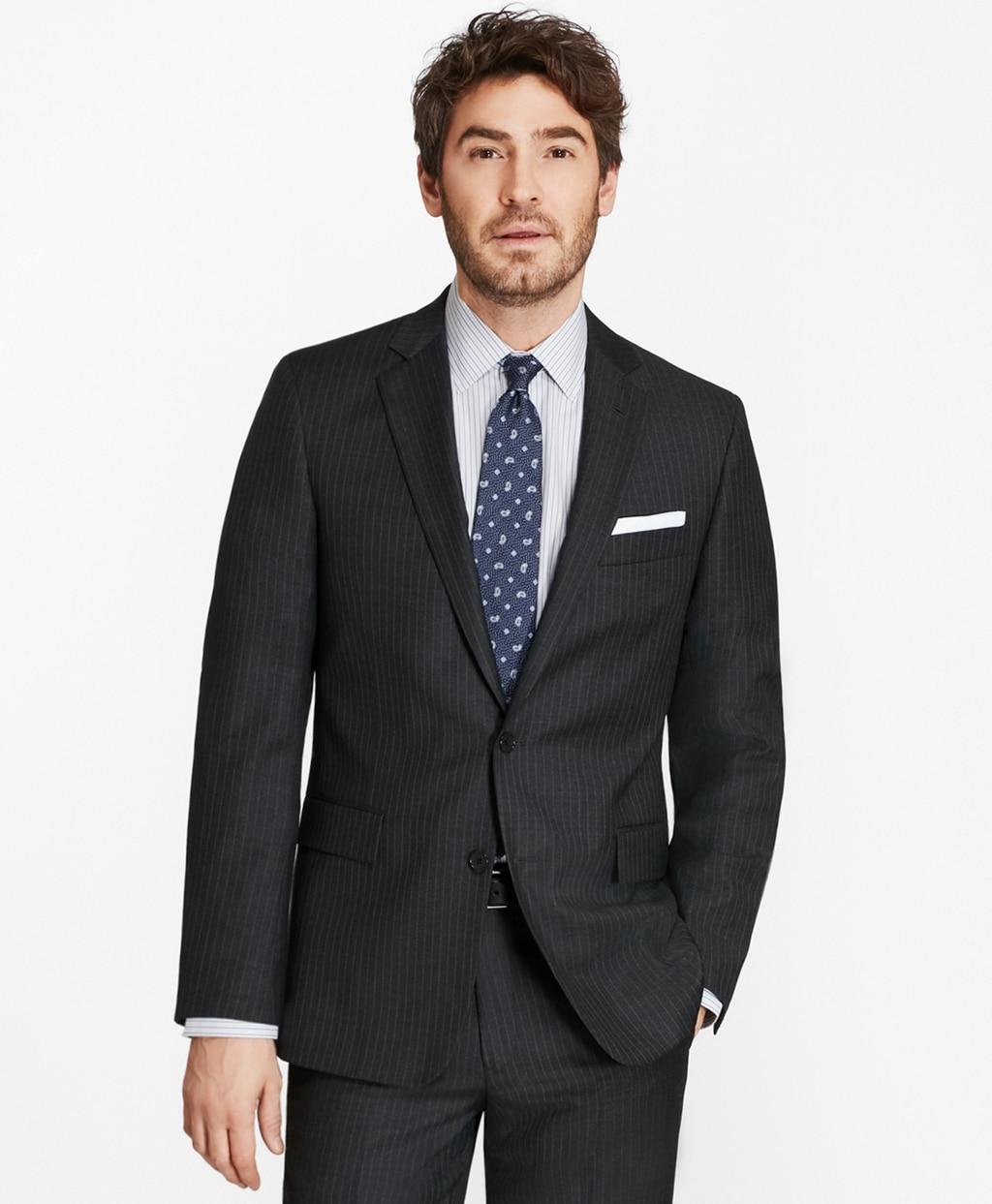 Brooks Brothers Wool Slim Fit Pinstripe 1818 Suit for Men - Save 36% - Lyst