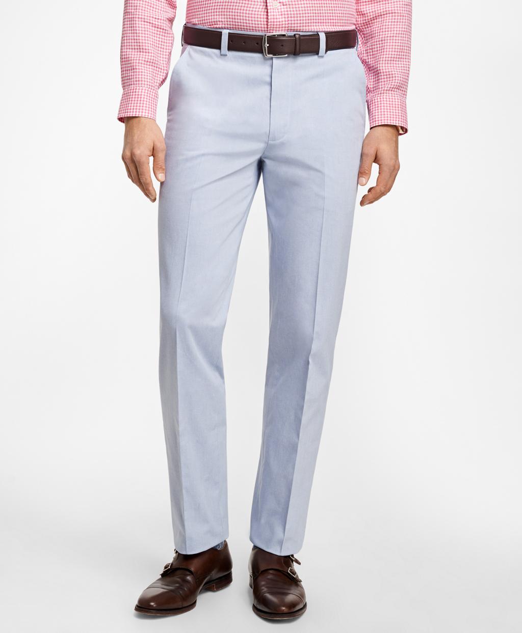 Lyst - Brooks Brothers Non-iron Clark Fit Supima® Cotton Oxford Chinos ...