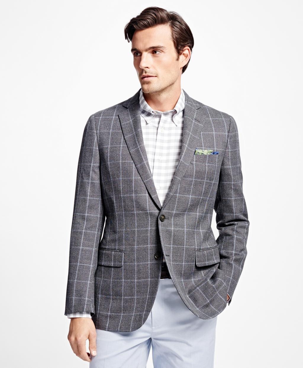 Lyst - Brooks Brothers Fitzgerald Fit Windowpane Sport Coat in Gray for Men