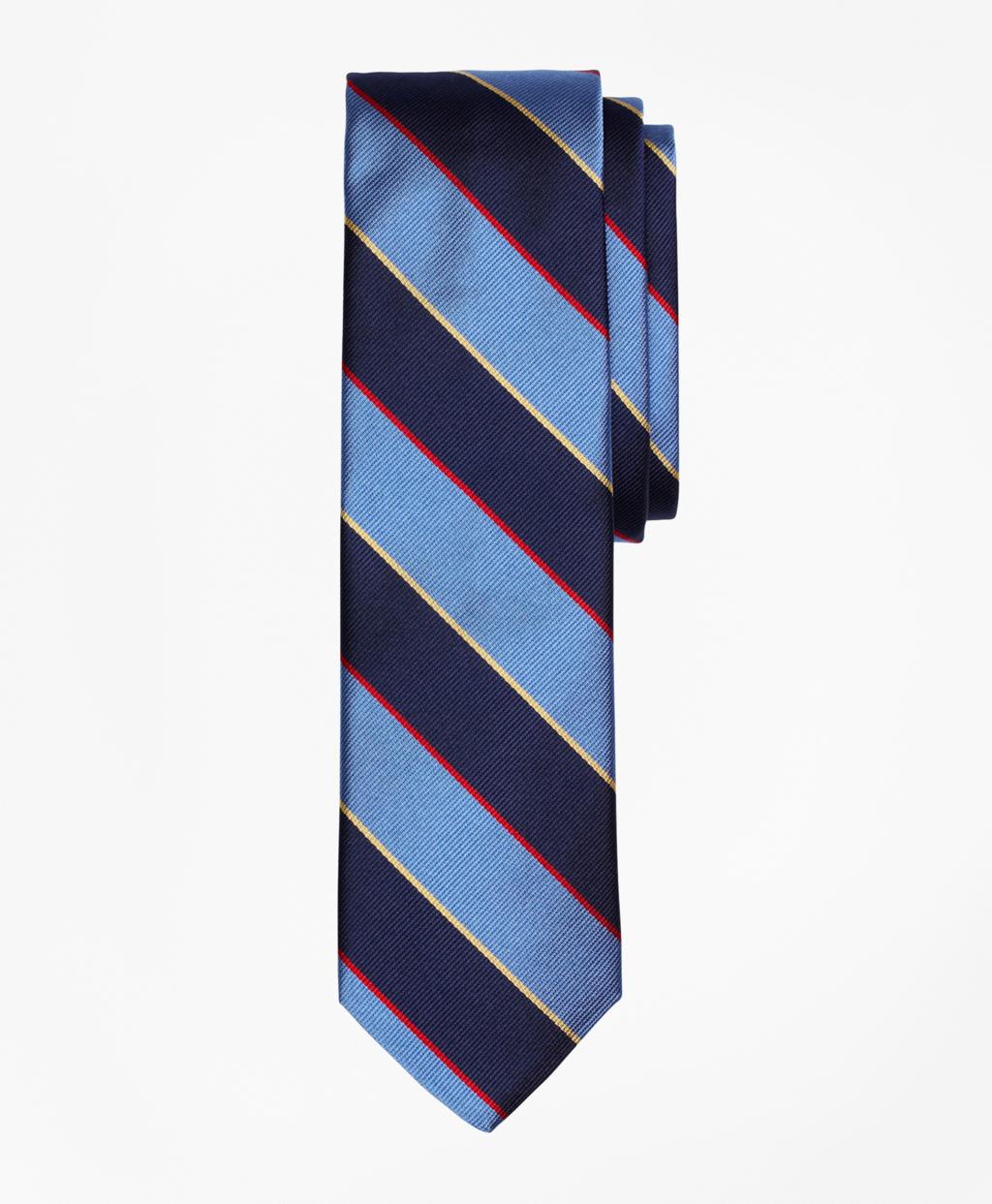 Lyst - Brooks Brothers Argyle Sutherland Rep Slim Tie in Blue for Men