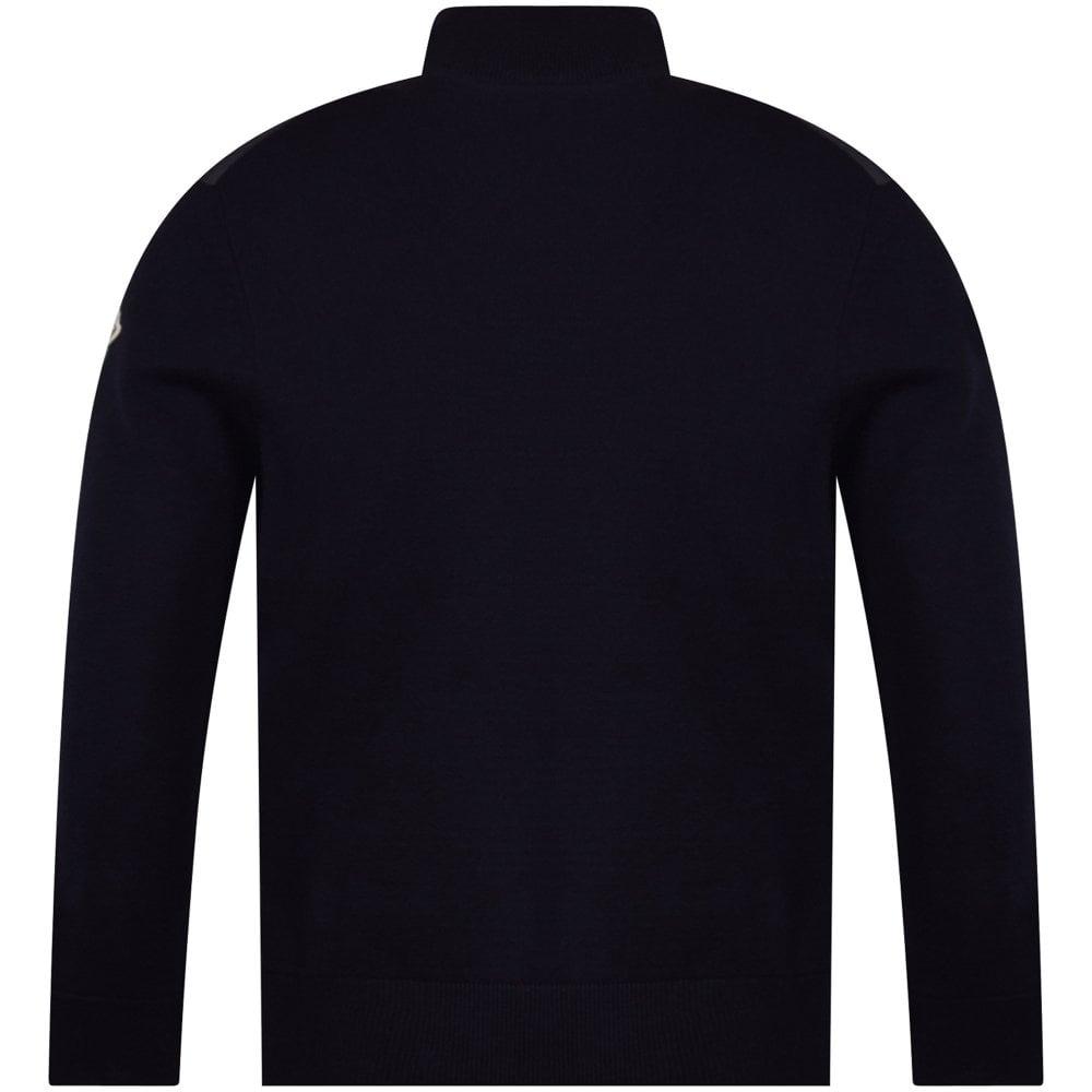Moncler Navy Maglione Tricot Cardigan in Blue for Men - Lyst