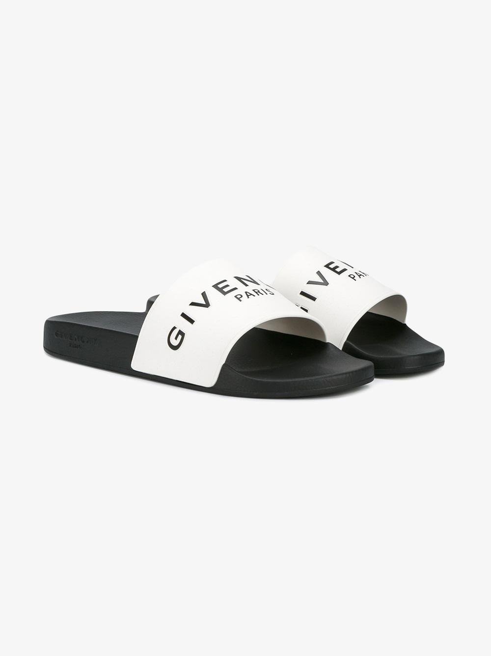 givenchy slides men white