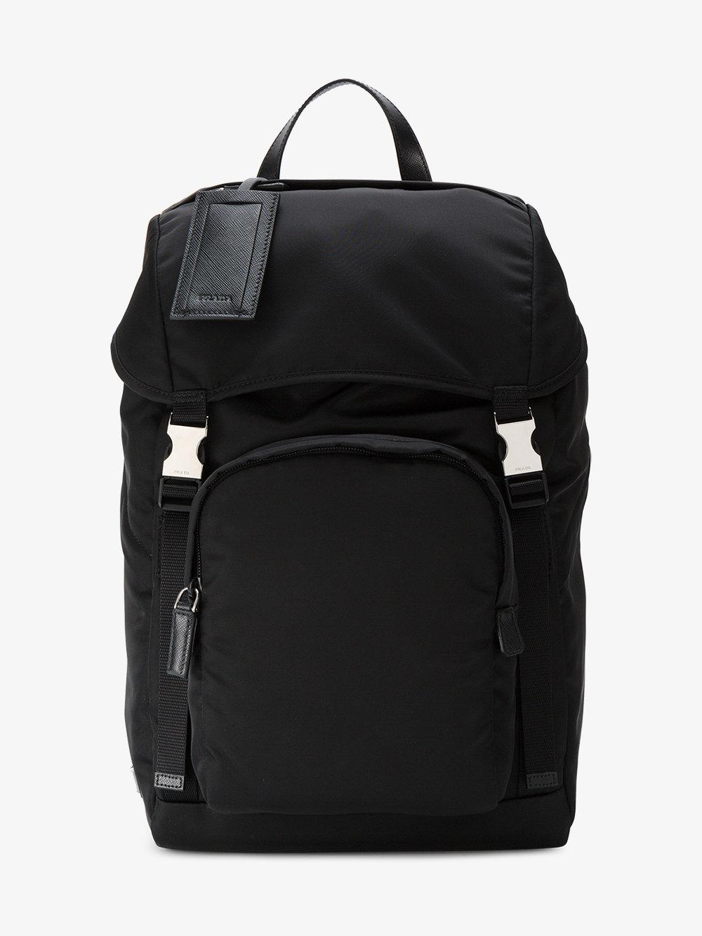 Prada Nylon Backpack in Black for Men - Lyst