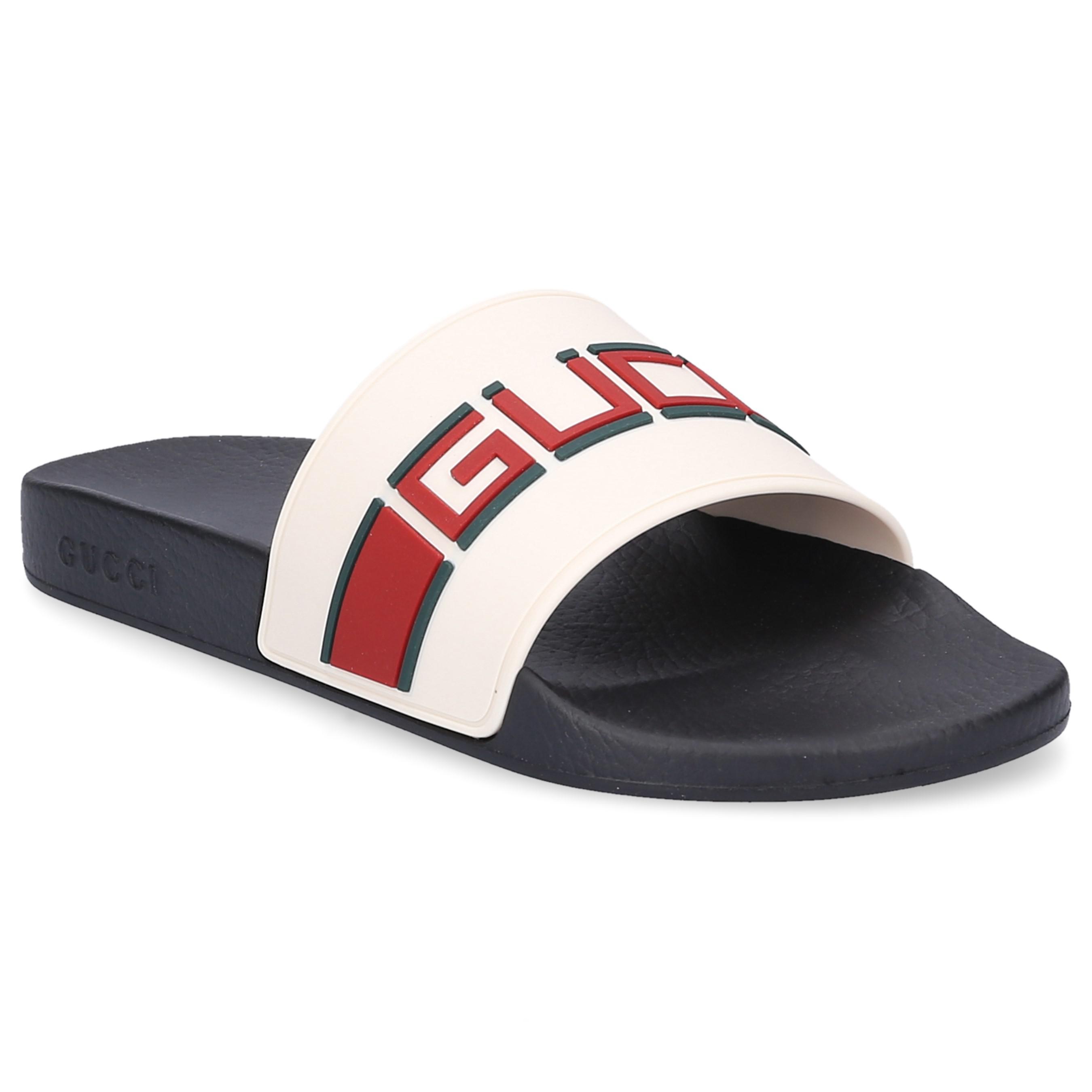 Gucci Beach Sandals Nastro in White for Men - Lyst