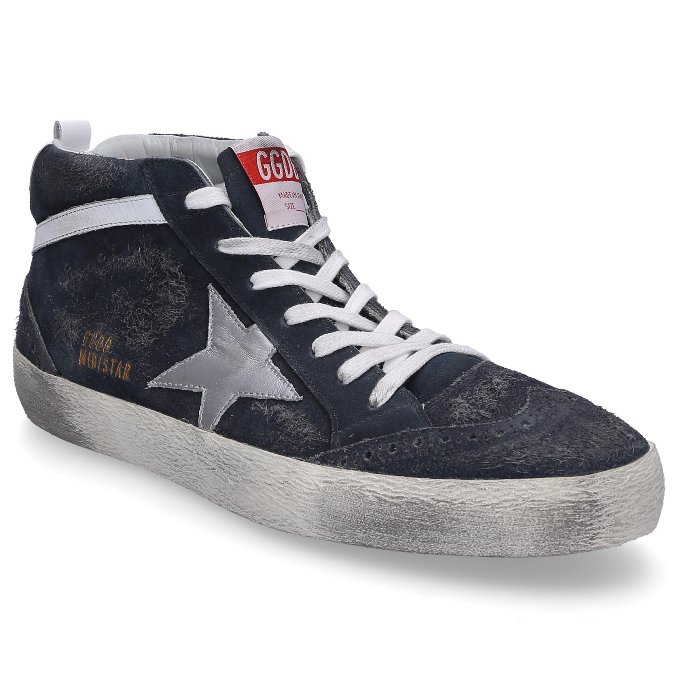 Lyst - Golden Goose Deluxe Brand High-top Sneakers Mid Star Suede Hole ...