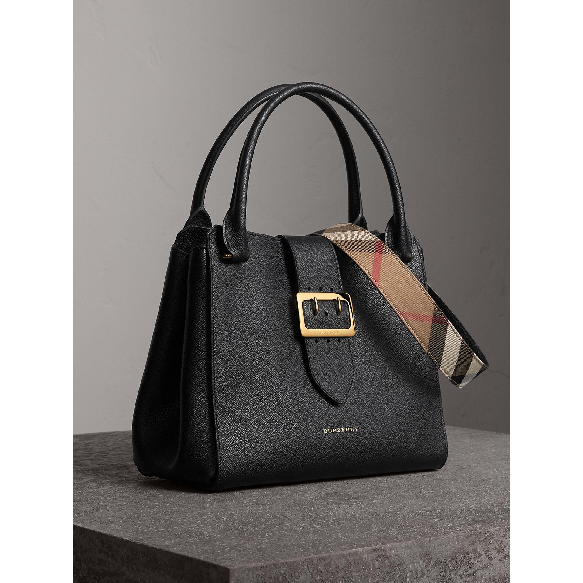 burberry medium leather tote