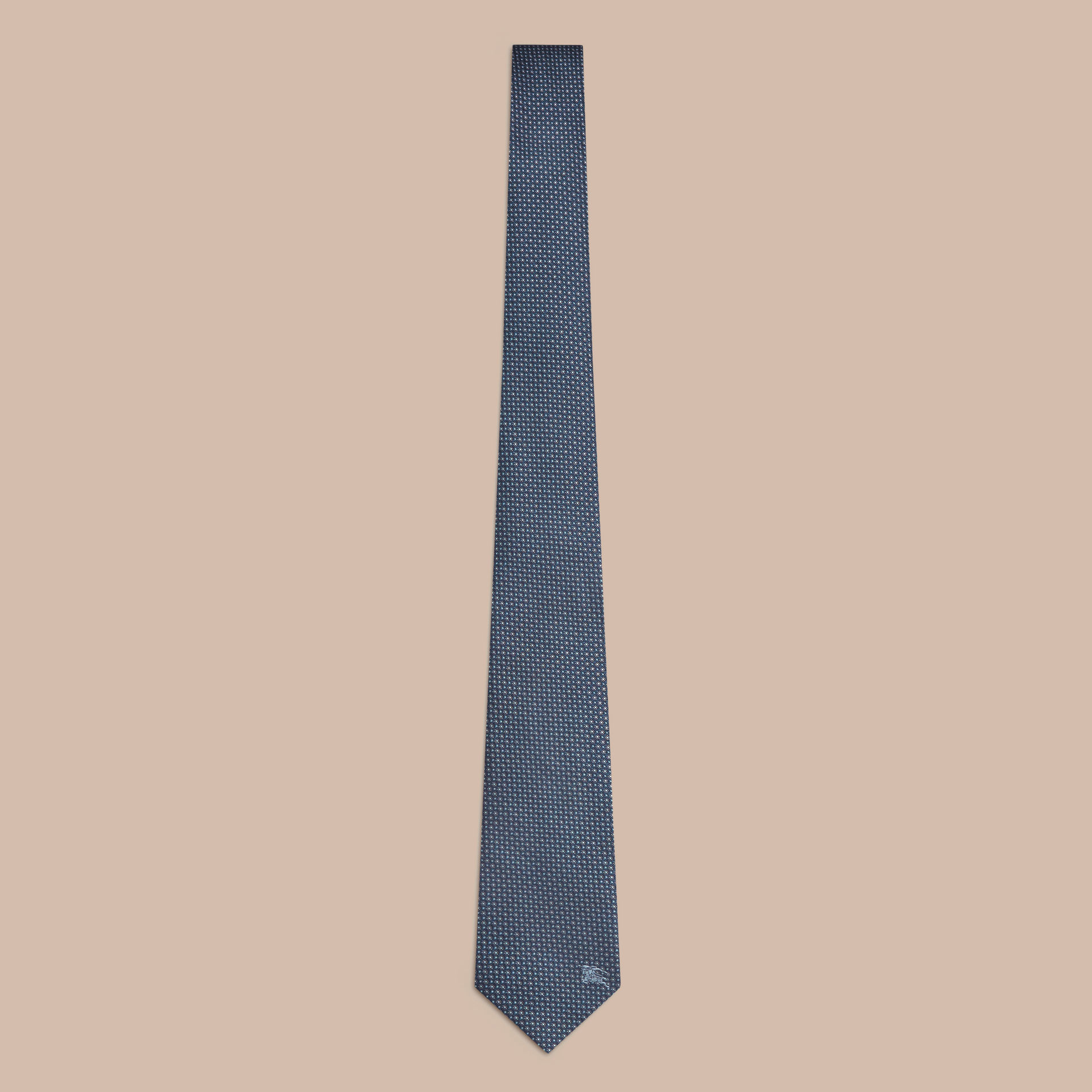 Burberry Modern Cut Patterned Silk Tie Light Blue in Blue ...