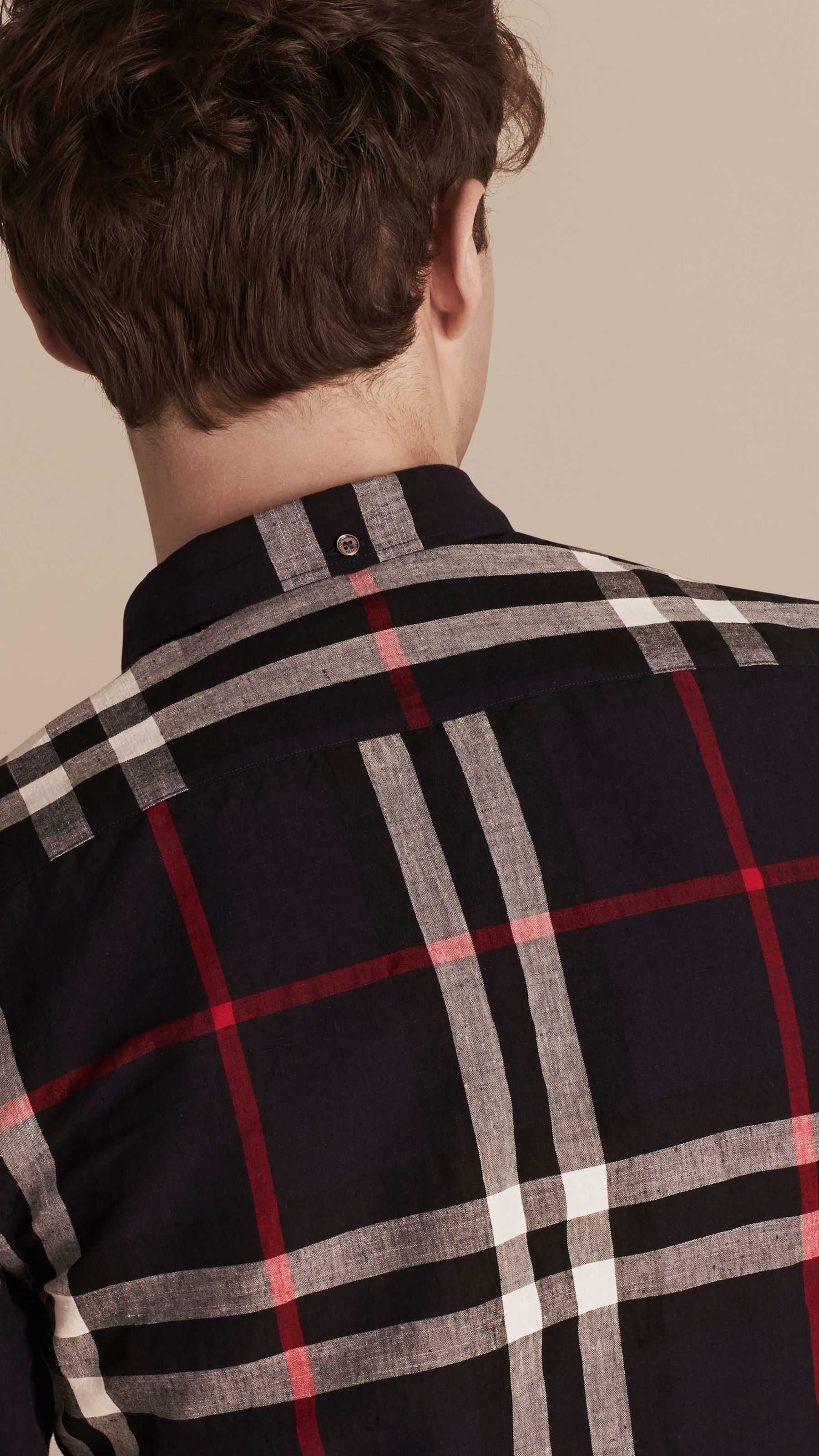 burberry button down mens
