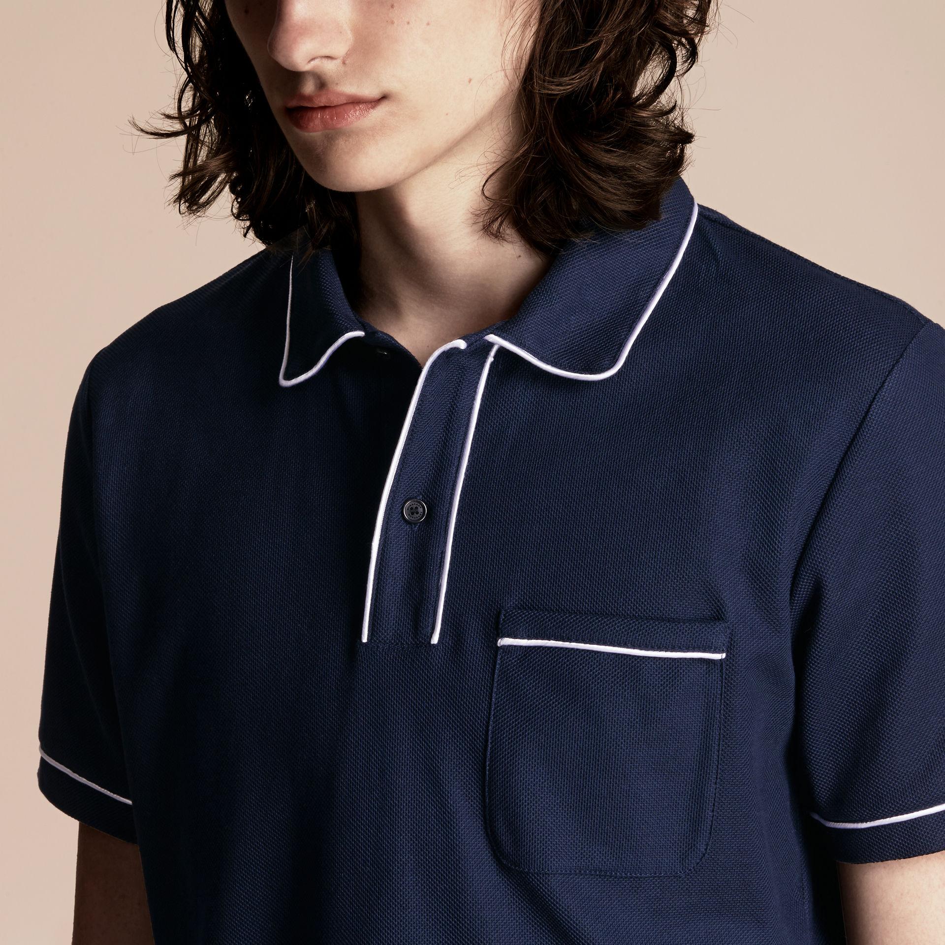 burberry polo shirt navy