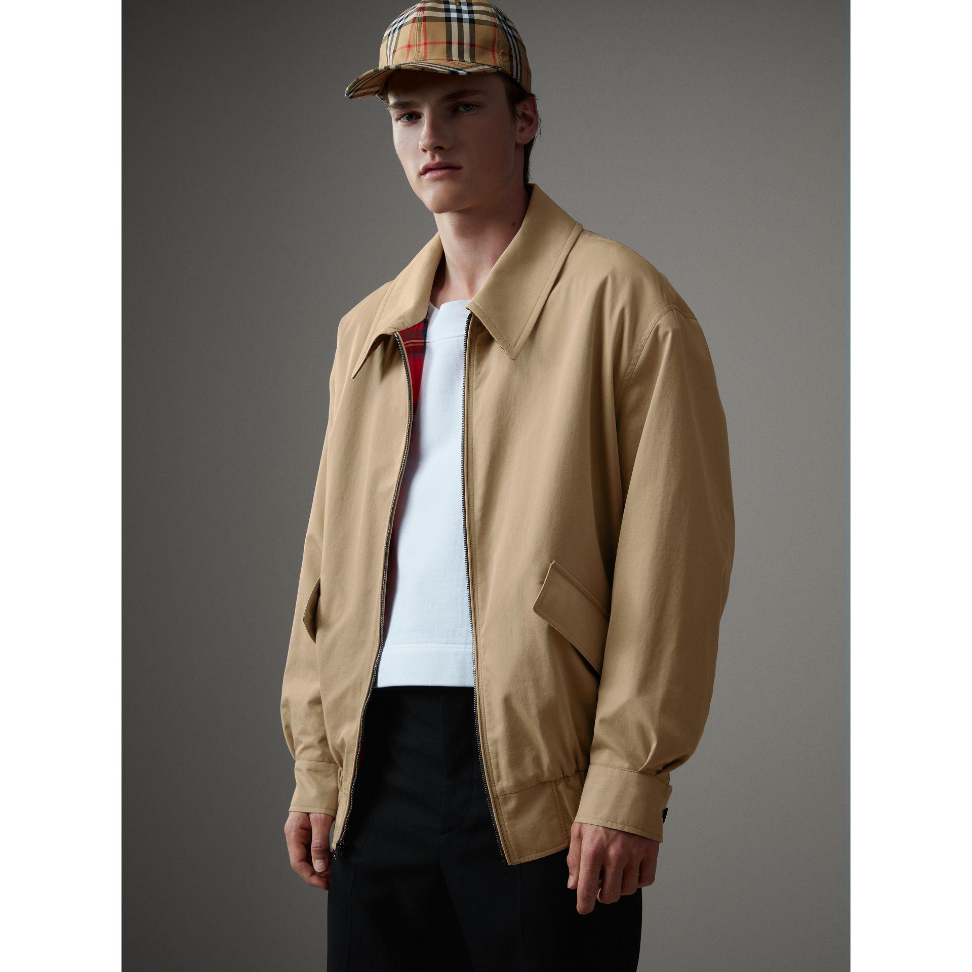 Download Lyst - Burberry Tropical Gabardine Harrington Jacket for Men